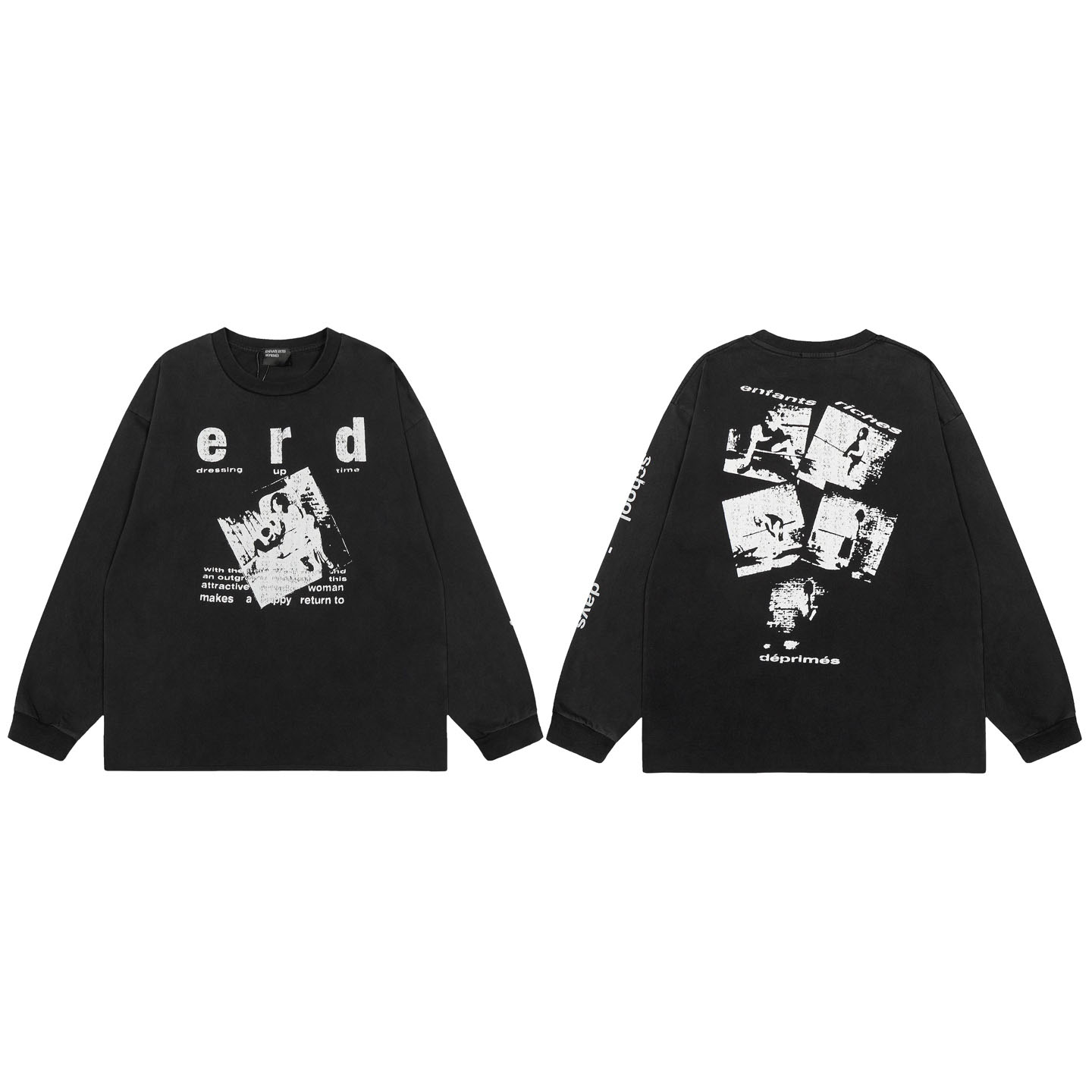 Enfants Riches Déprimés School-Days Long Sleeve T-Shirt - DesignerGu