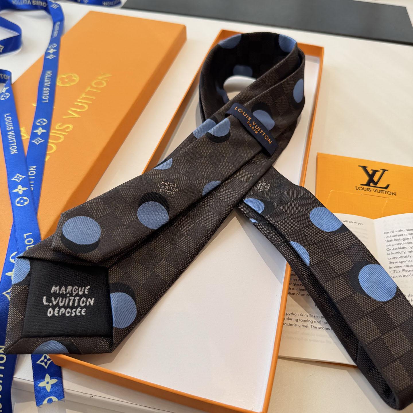 Louis Vuitton Damier Dots Tie M98584 - DesignerGu
