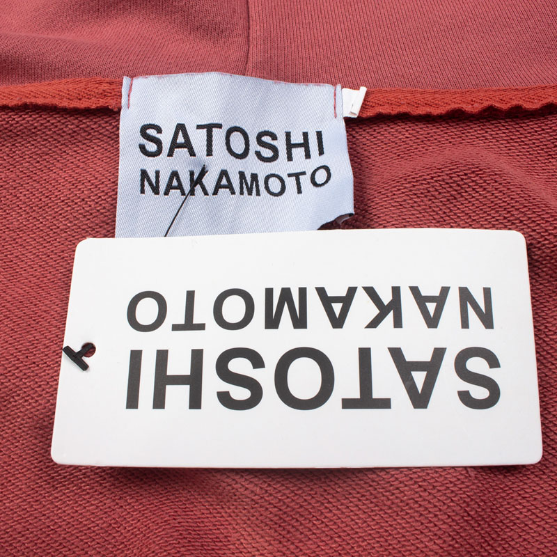 Satoshi Nakamoto Distressed Finish Graphic-Print Hoodie - DesignerGu