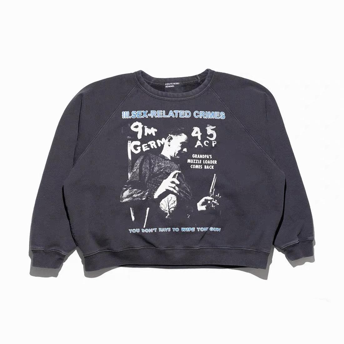 Enfants Riches Déprimés Sex Related Crimes Raglan Sweatshirt - DesignerGu