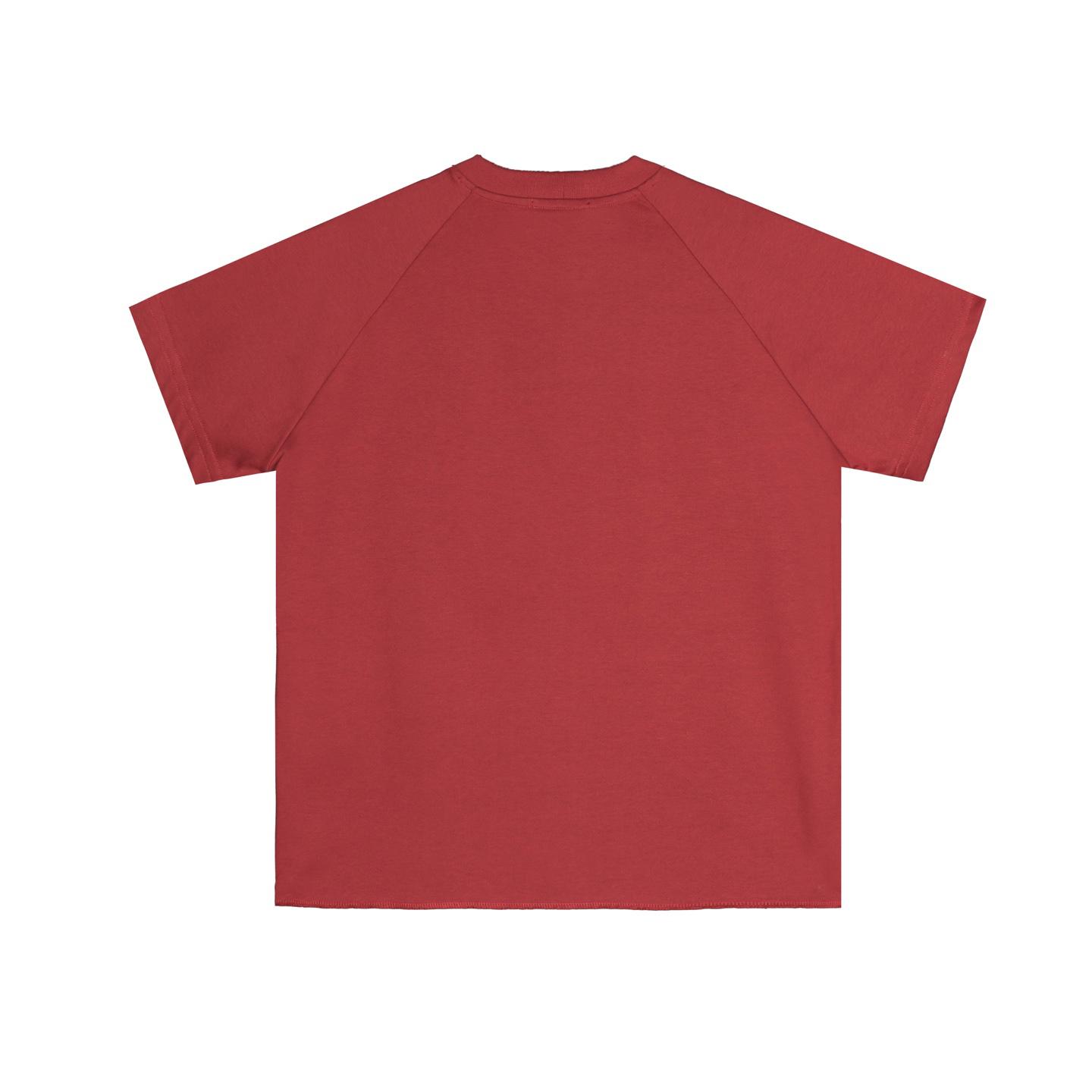 Enfants Riches Déprimés Whisper Raglan T-Shirt 'Faded Red' - DesignerGu