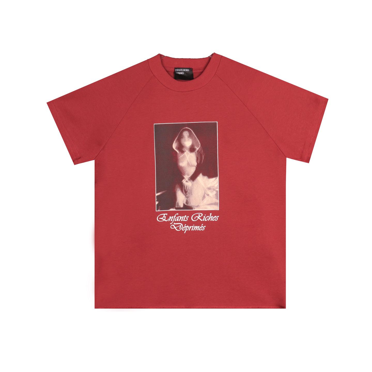 Enfants Riches Déprimés Whisper Raglan T-Shirt 'Faded Red' - DesignerGu