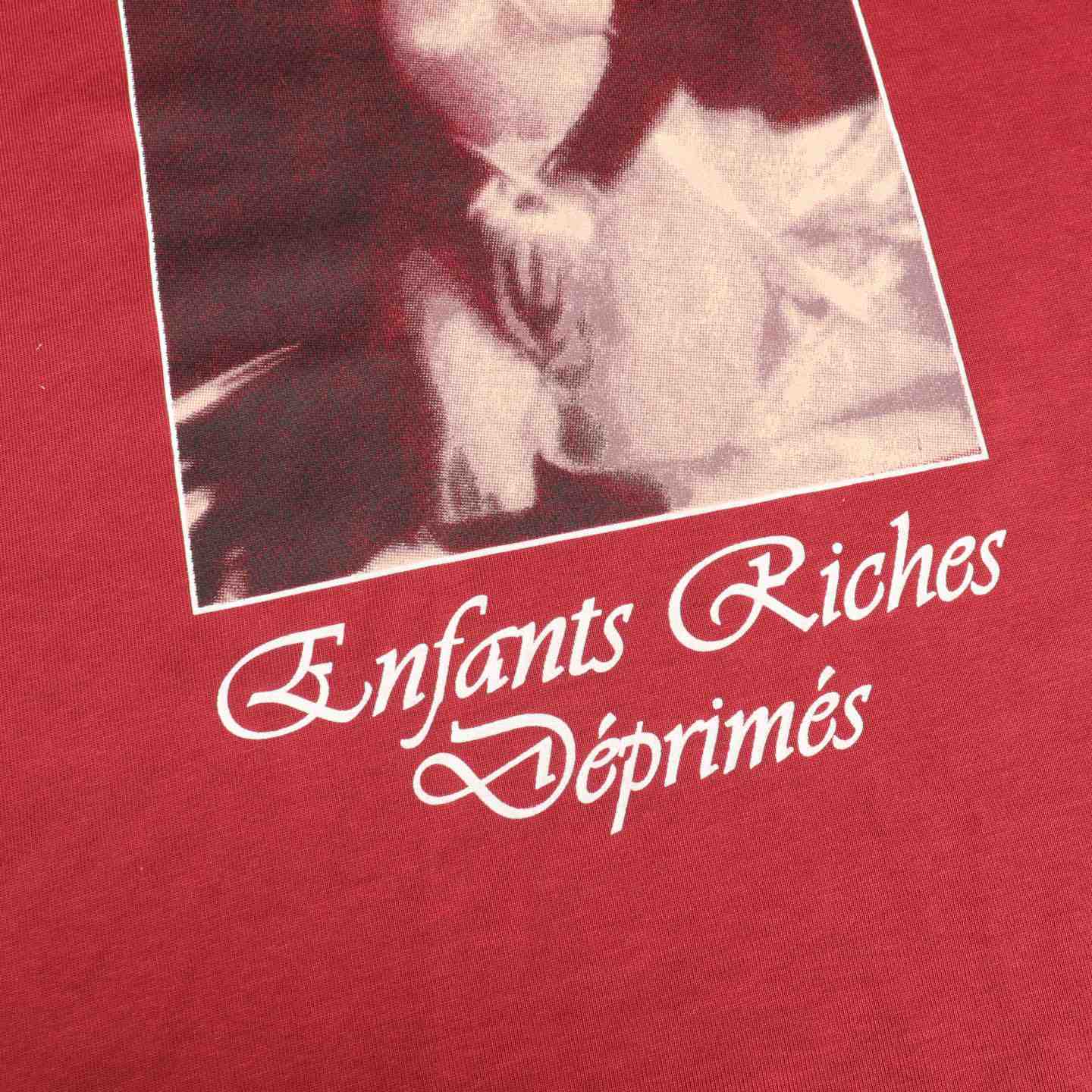 Enfants Riches Déprimés Whisper Raglan T-Shirt 'Faded Red' - DesignerGu