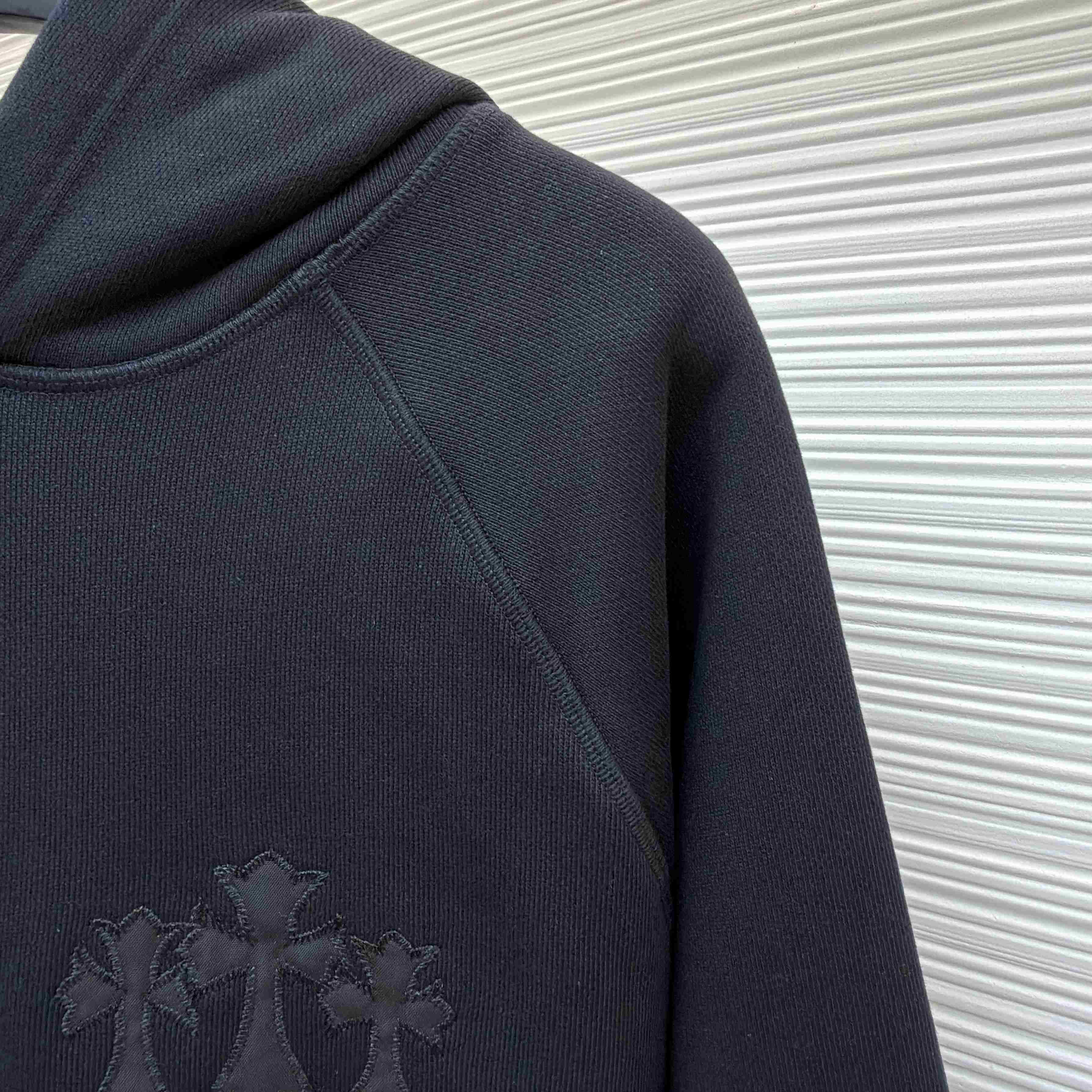 Chrome Hearts  Cross Patch Cemetery Cross Seven-11 Hoodie - DesignerGu