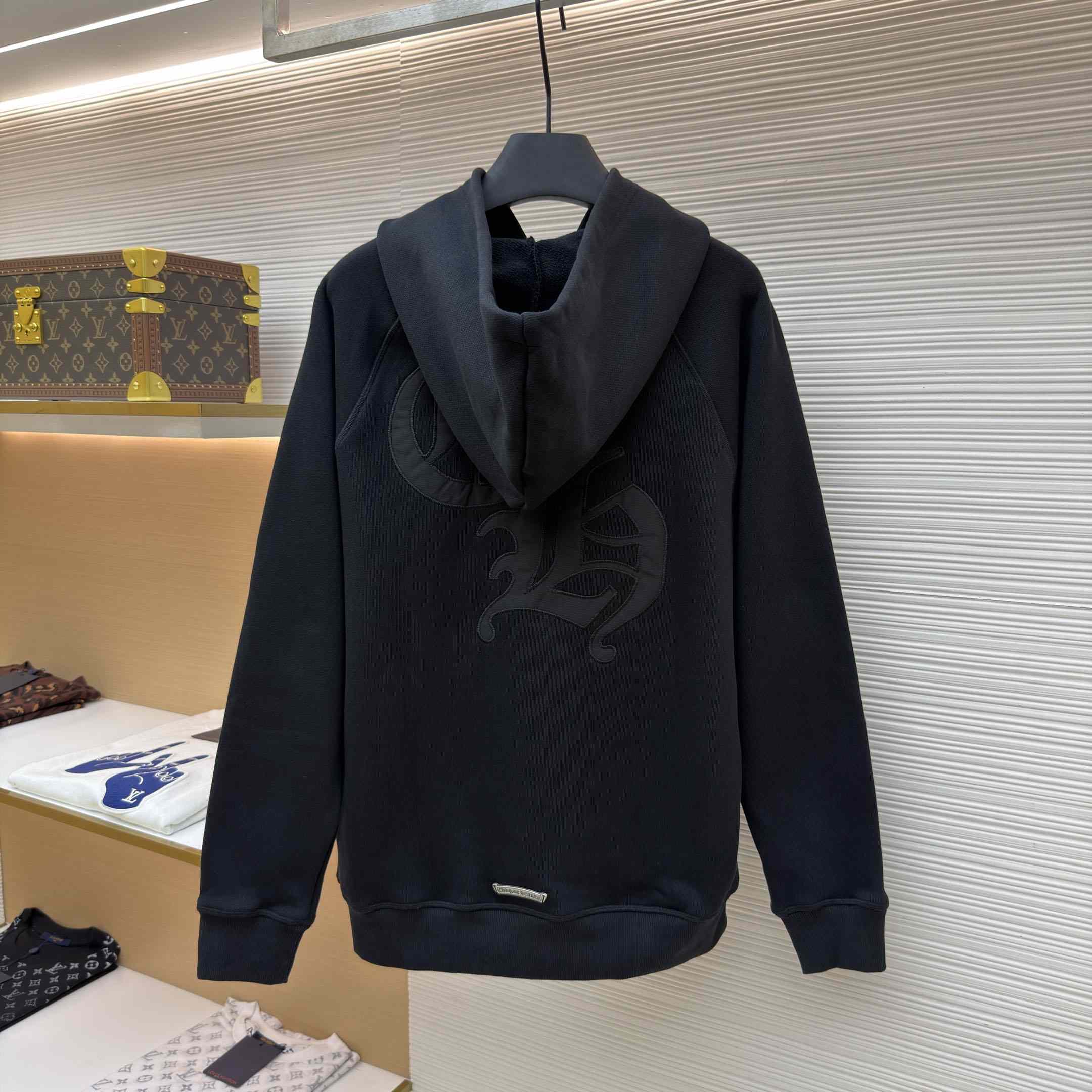 Chrome Hearts  Cross Patch Cemetery Cross Seven-11 Hoodie - DesignerGu