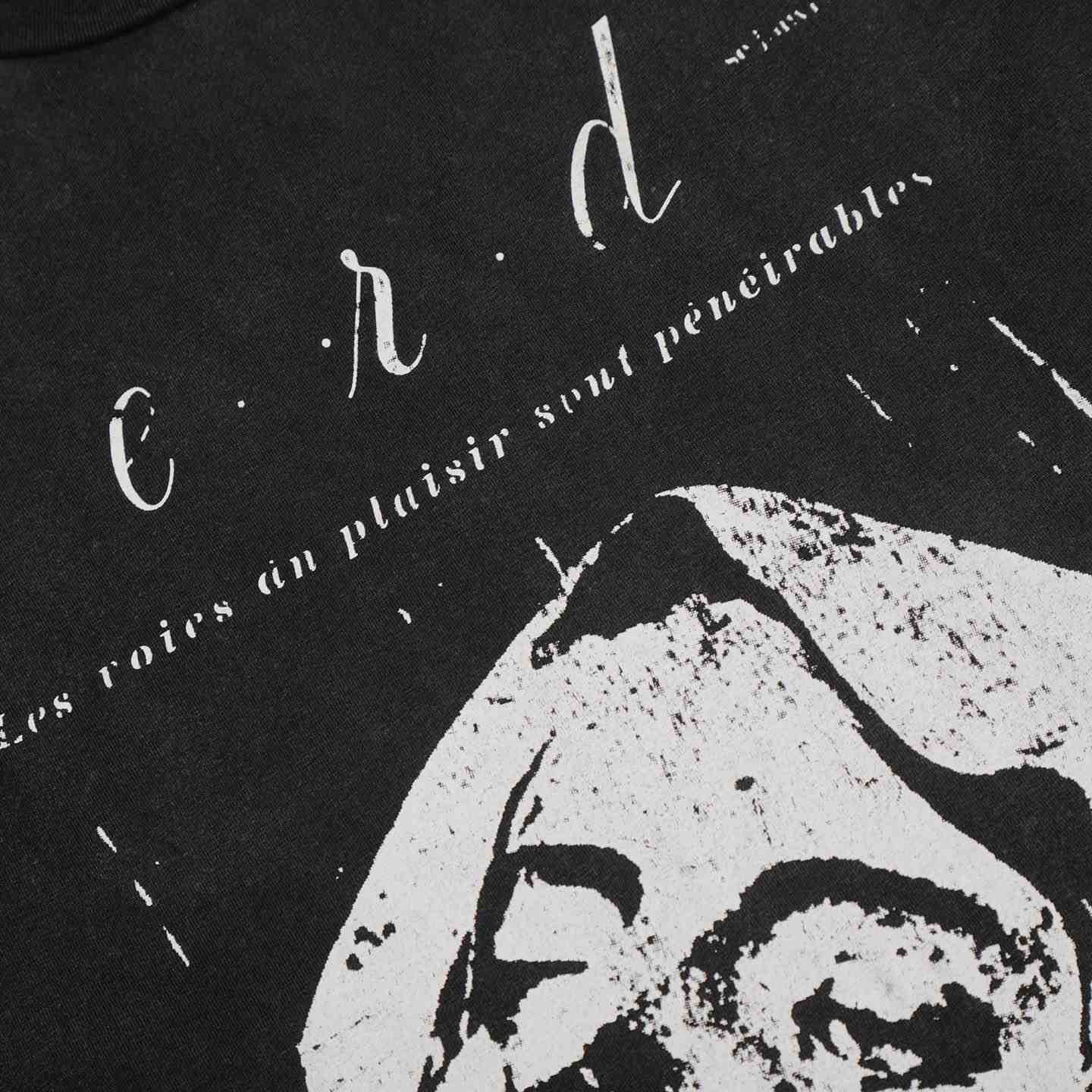 Enfants Riches Déprimés Nun/Gun Long-Sleeve T-Shirt 'Faded Ivory/Black' - DesignerGu