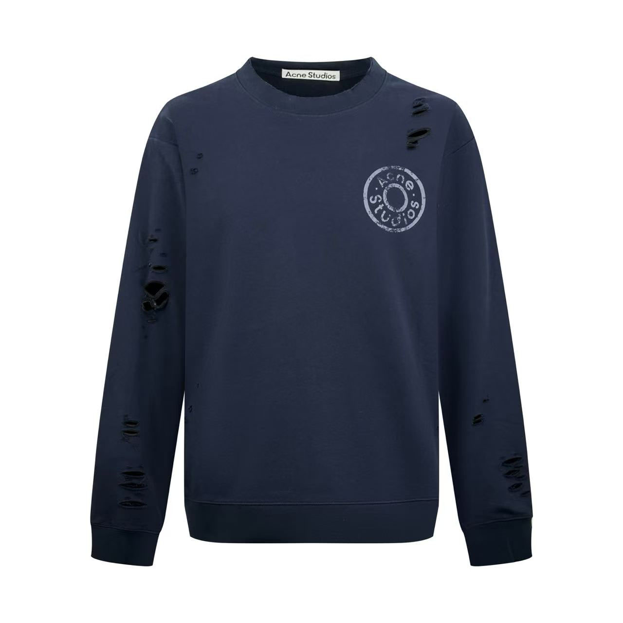 Acne Studios Distressed Fleece Sweatshirt - DesignerGu