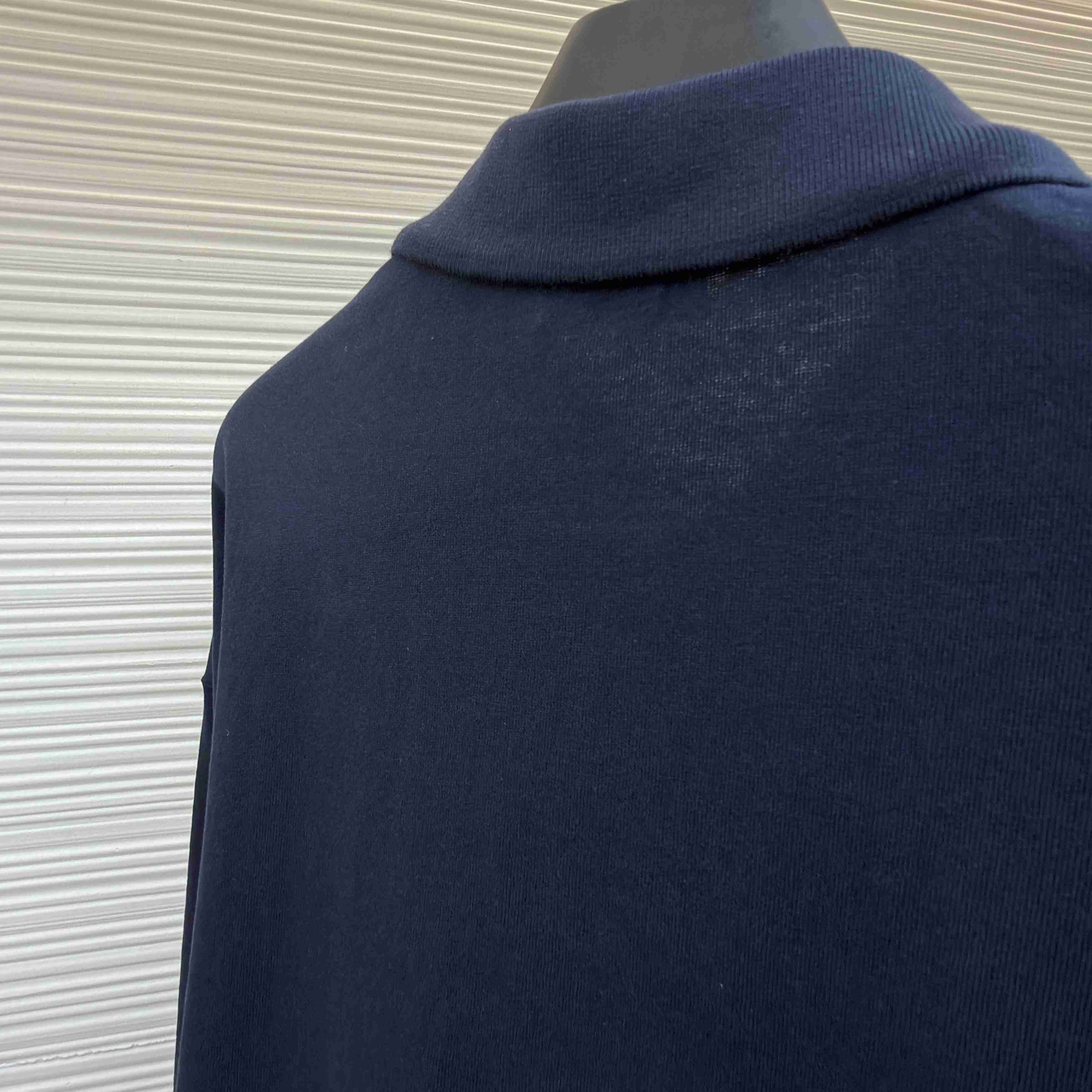Prada Long-Sleeved Cotton Polo Shirt - DesignerGu