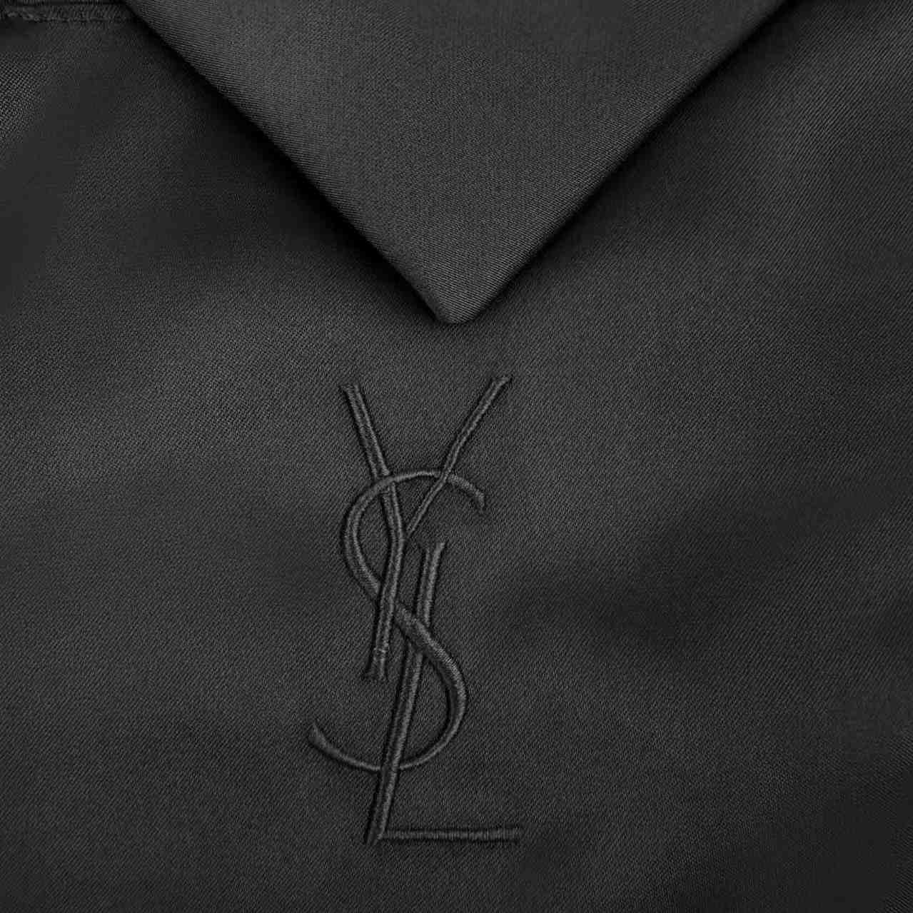 Saint Laurent Cassandre Windbreaker In Ttaffeta - DesignerGu