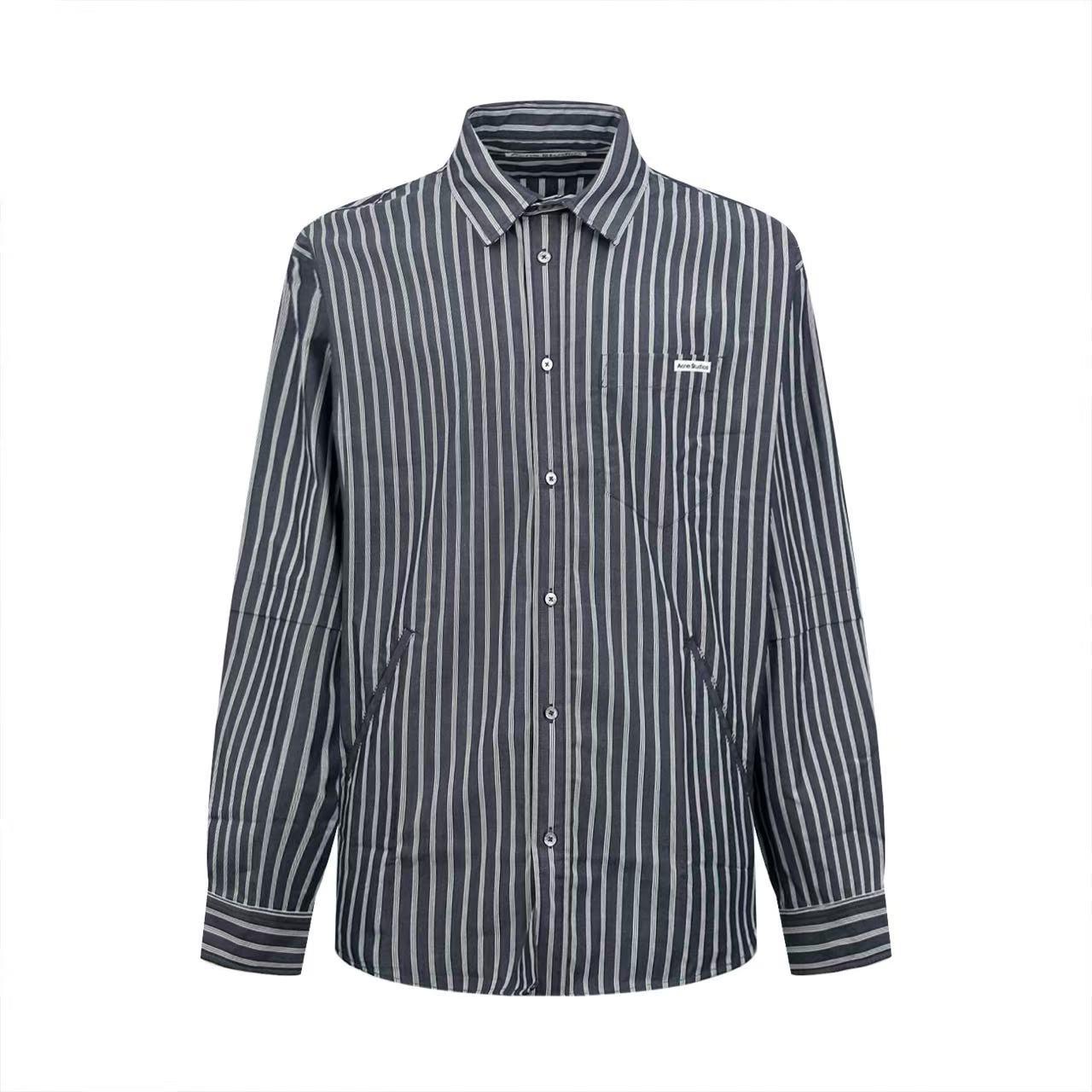 Acne Studios Double-Sleeve Striped Shirt - DesignerGu