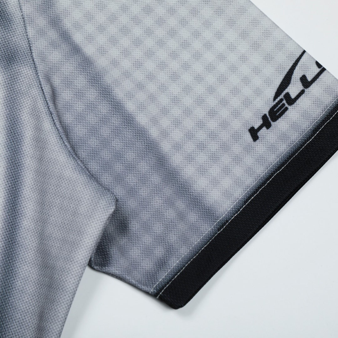 Hellstar 'Grey Stripes' Mesh Jersey - DesignerGu