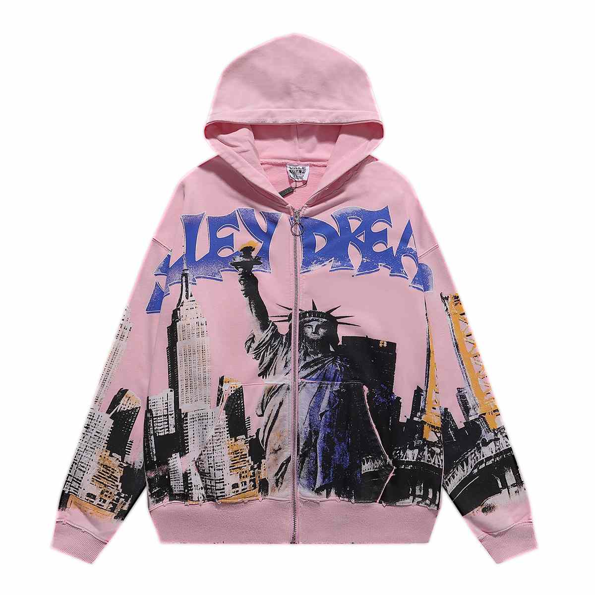Vale Forever NYC Zip Up 'Neon/Pink' - DesignerGu