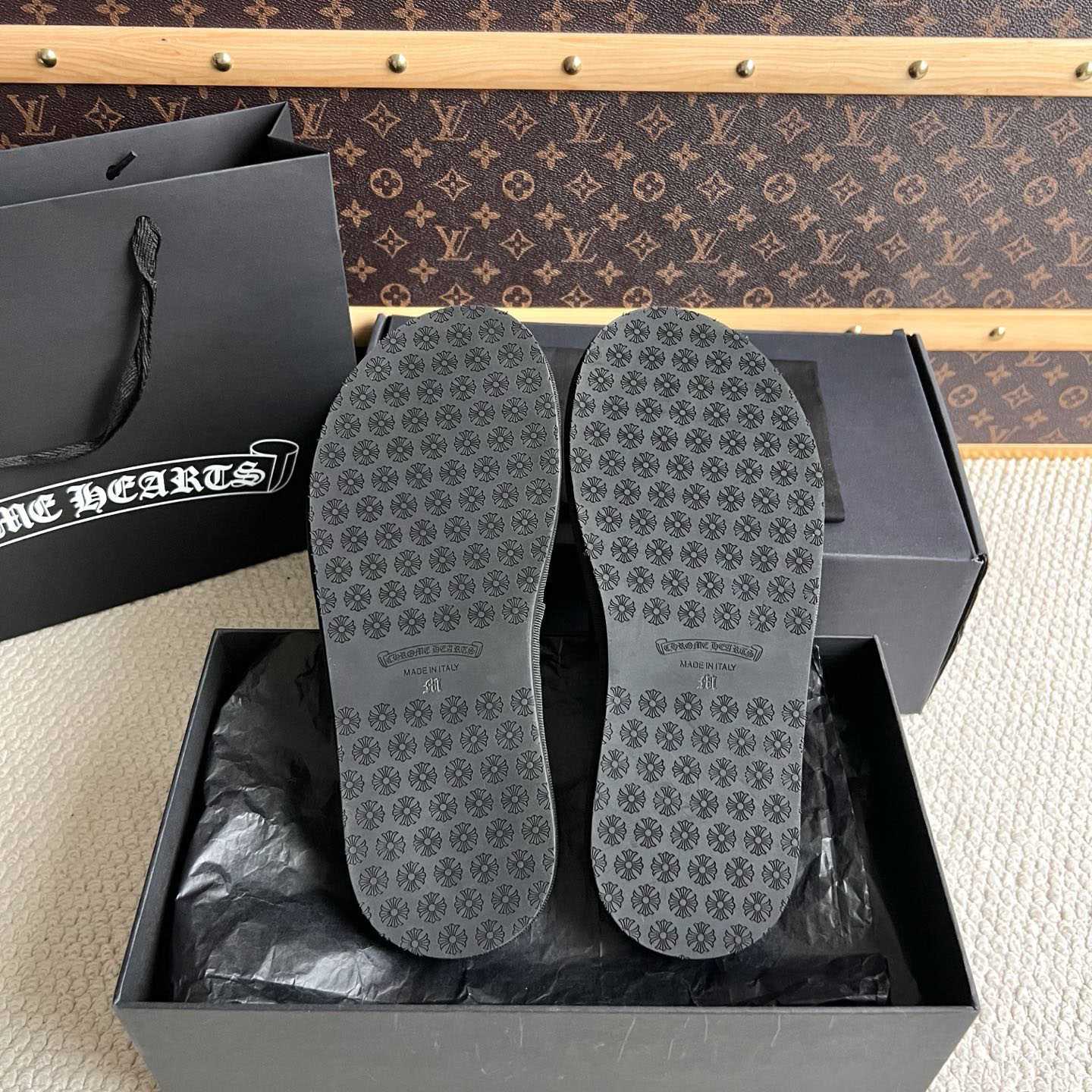 Chrome Hearts Malibu Hotel Slippers  - DesignerGu