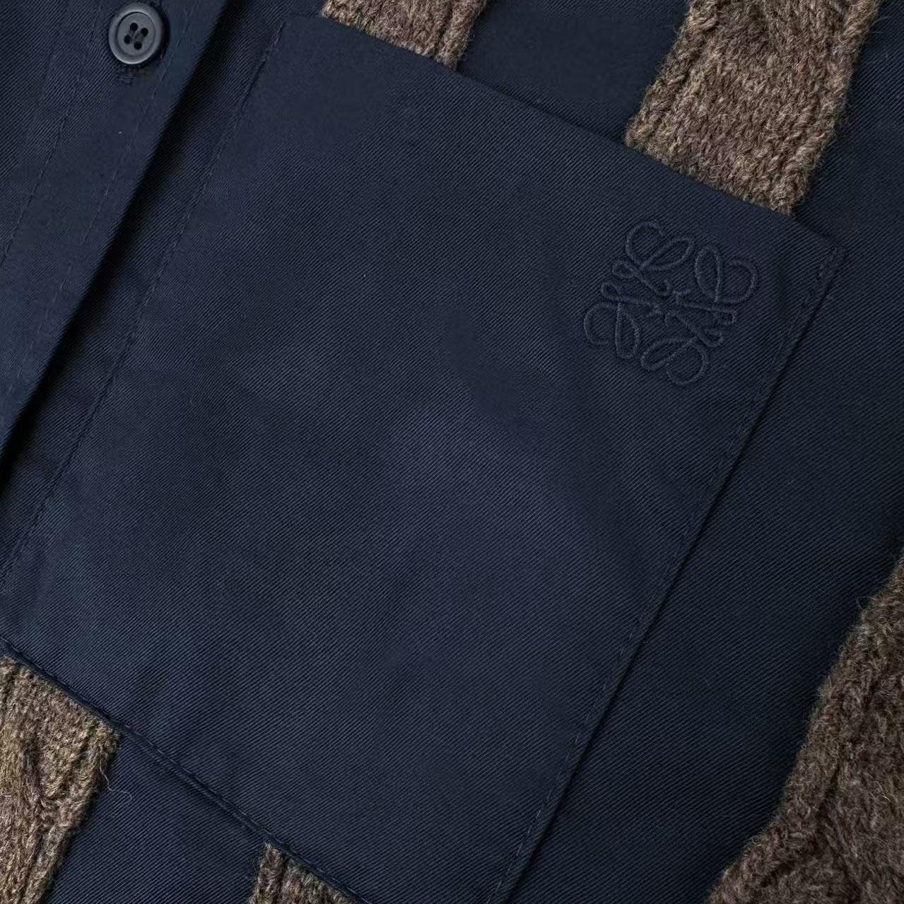 Loewe Blue Hybrid Shirt - DesignerGu