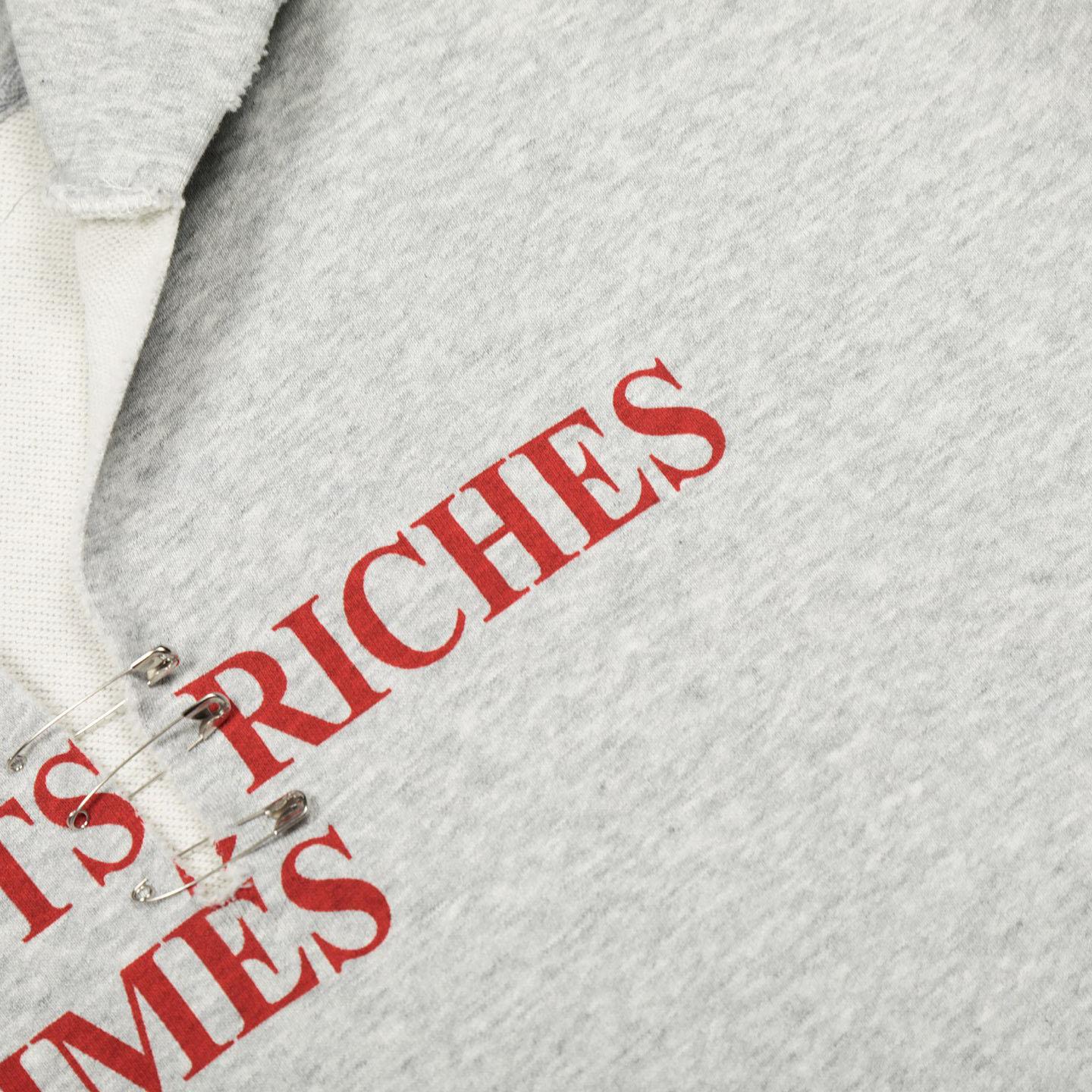 Enfants Riches Déprimés Classic Logo Hoodie 'Heather Grey' - DesignerGu