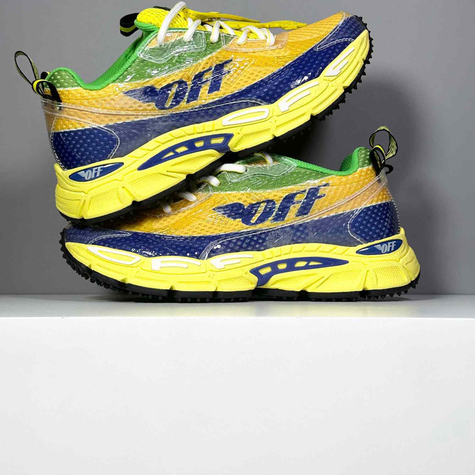 Off-White Be Right Back Formula 1 Sneakers - DesignerGu