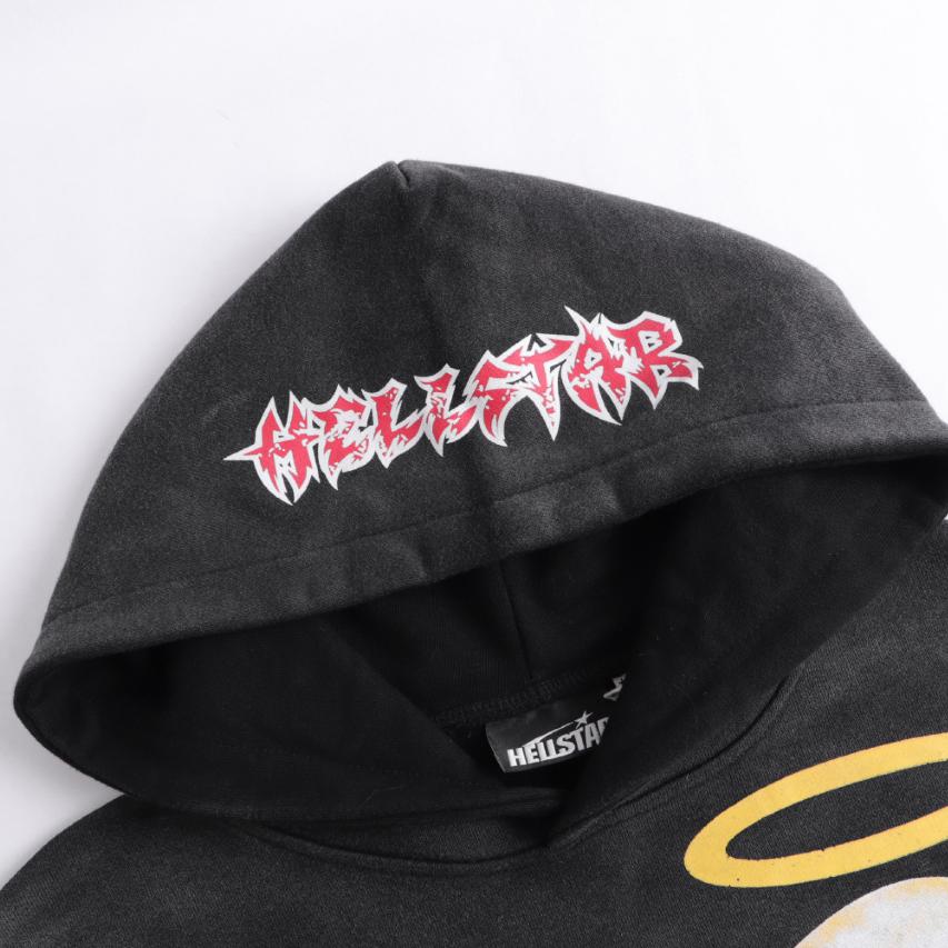 Hellstar Lamb Hoodie 'Black' - DesignerGu