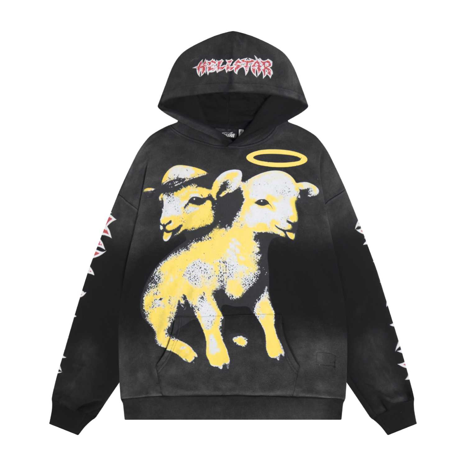 Hellstar Lamb Hoodie 'Black' - DesignerGu
