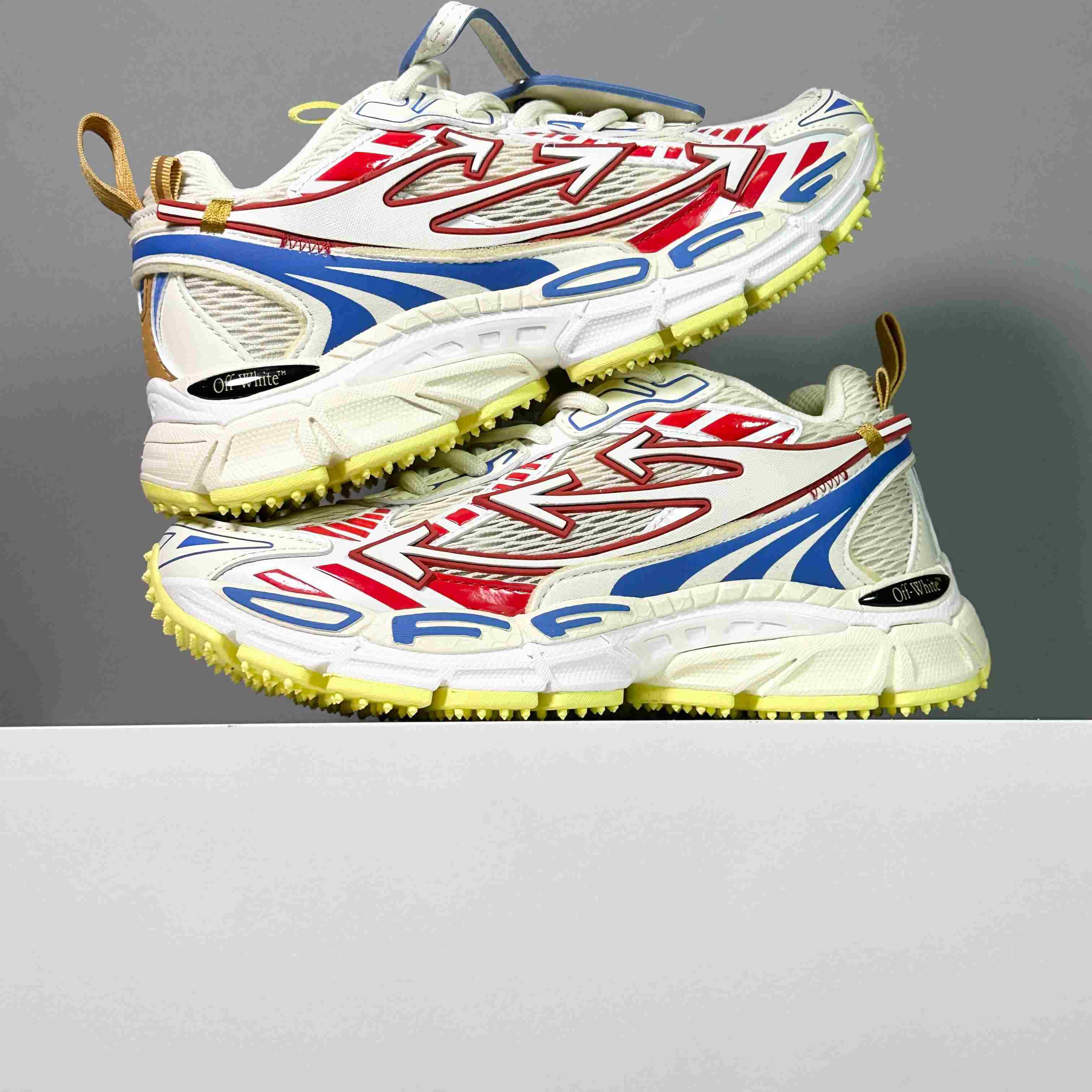 Off-White Be Right Back Mesh 'Royal Blue Brick Red' - DesignerGu