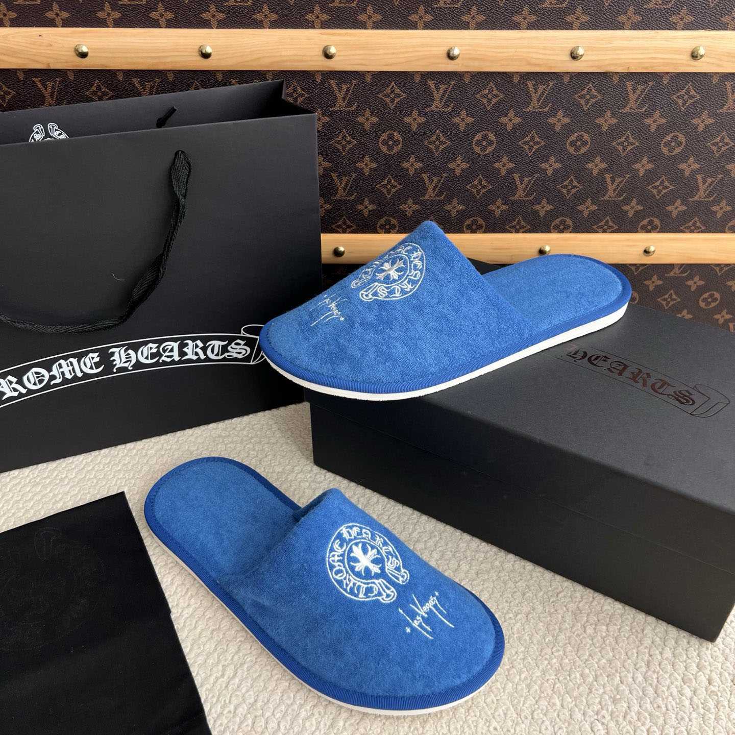 Chrome Hearts Malibu Hotel Slippers  - DesignerGu