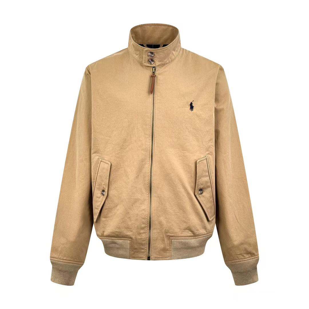 Polo Ralph Lauren Embroidered-Logo Bomber Jacket - DesignerGu