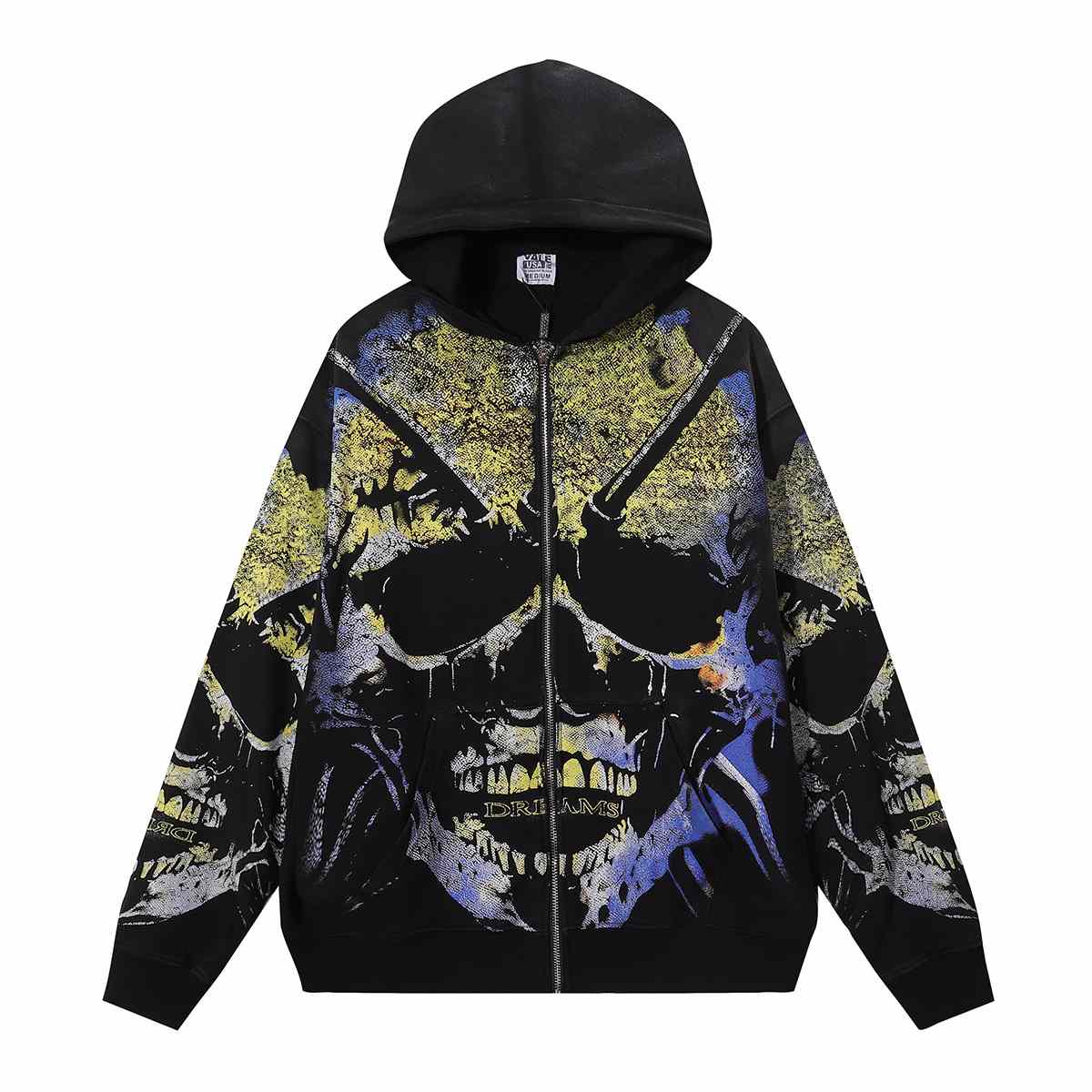 Vale Forever Gravedigger Zip-Up Hoodie - DesignerGu