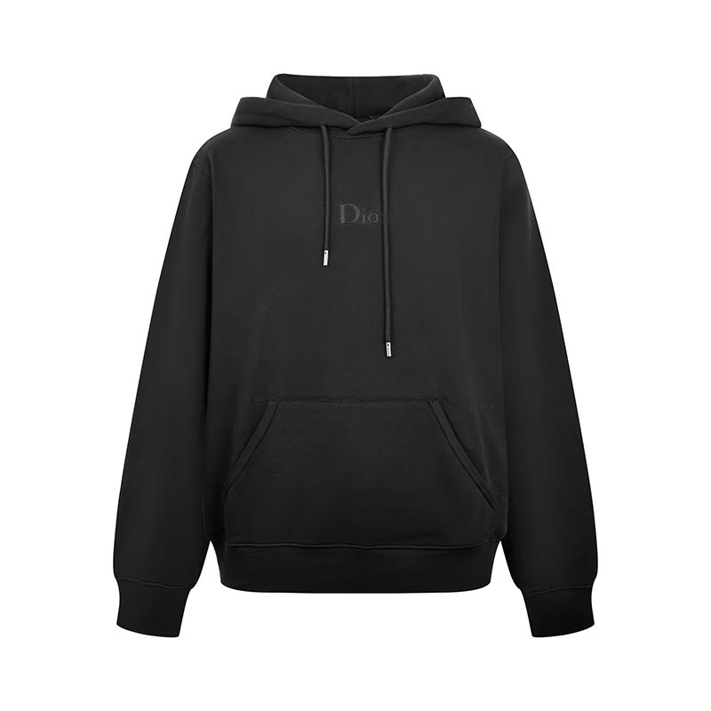 Dior Hooded Sweatshirt with Dior Embroidery, Relaxed Fit - DesignerGu