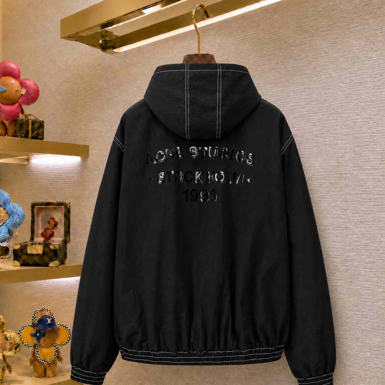 Acne Studios Hooded Logo Jacket - DesignerGu