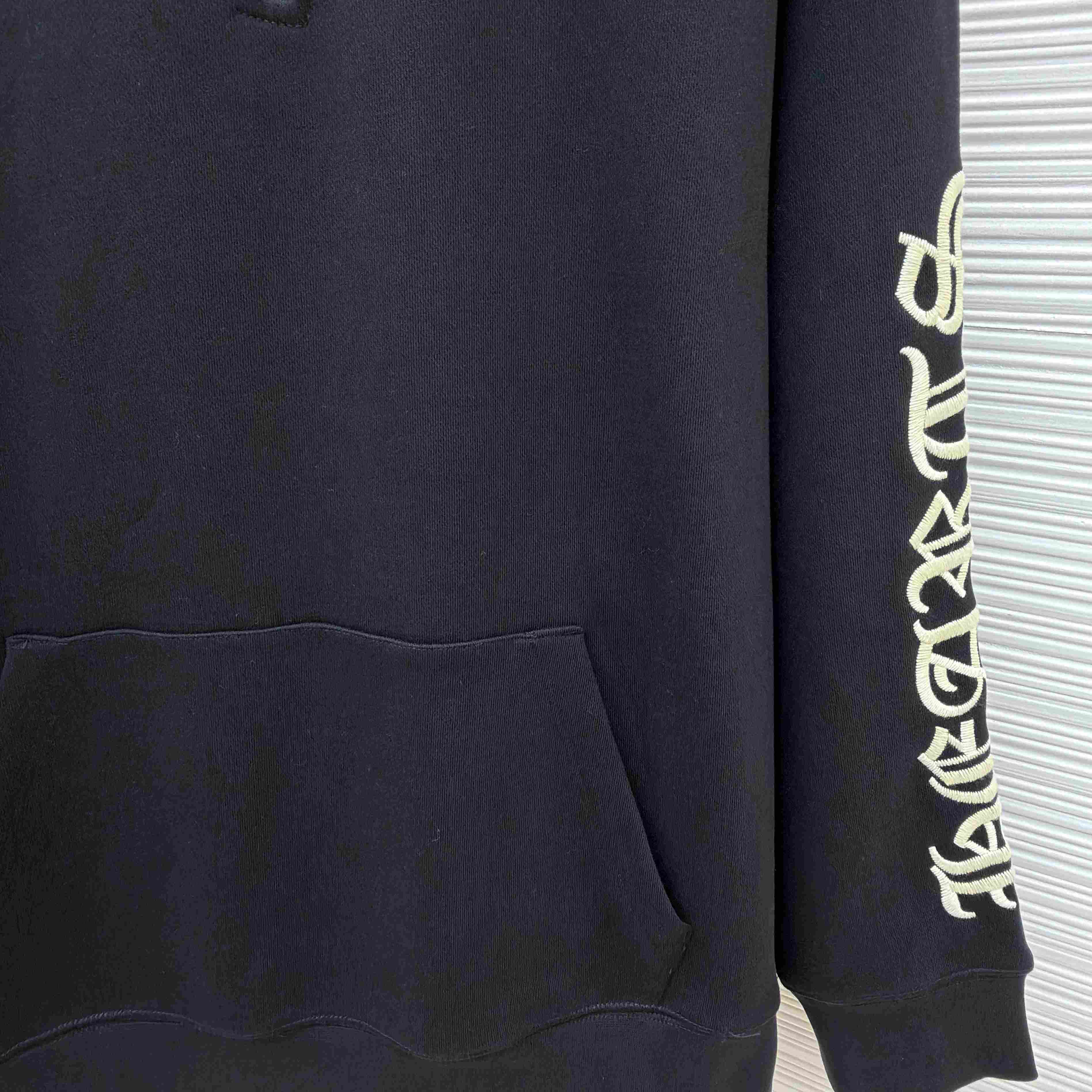 Chrome Hearts Embroidered Quarter-Zip Sweatshirt - DesignerGu