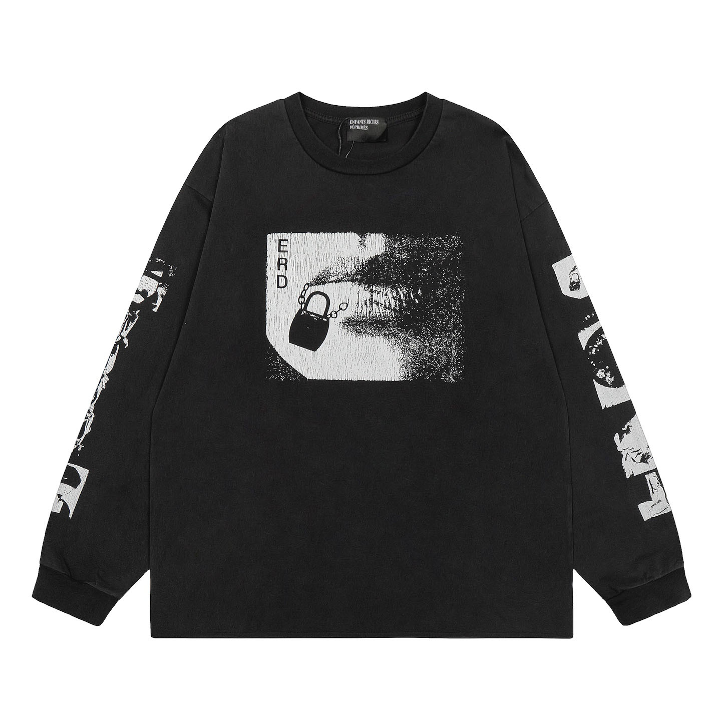 Enfants Riches Déprimés Lips Long Sleeve T-Shirt - DesignerGu