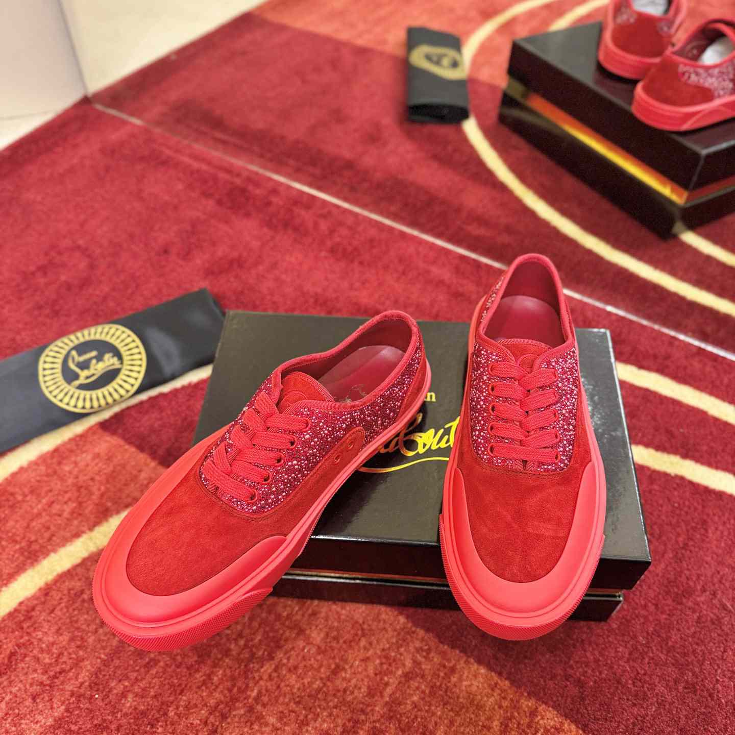 Christian Louboutin Tactical Skate Sneakers - DesignerGu