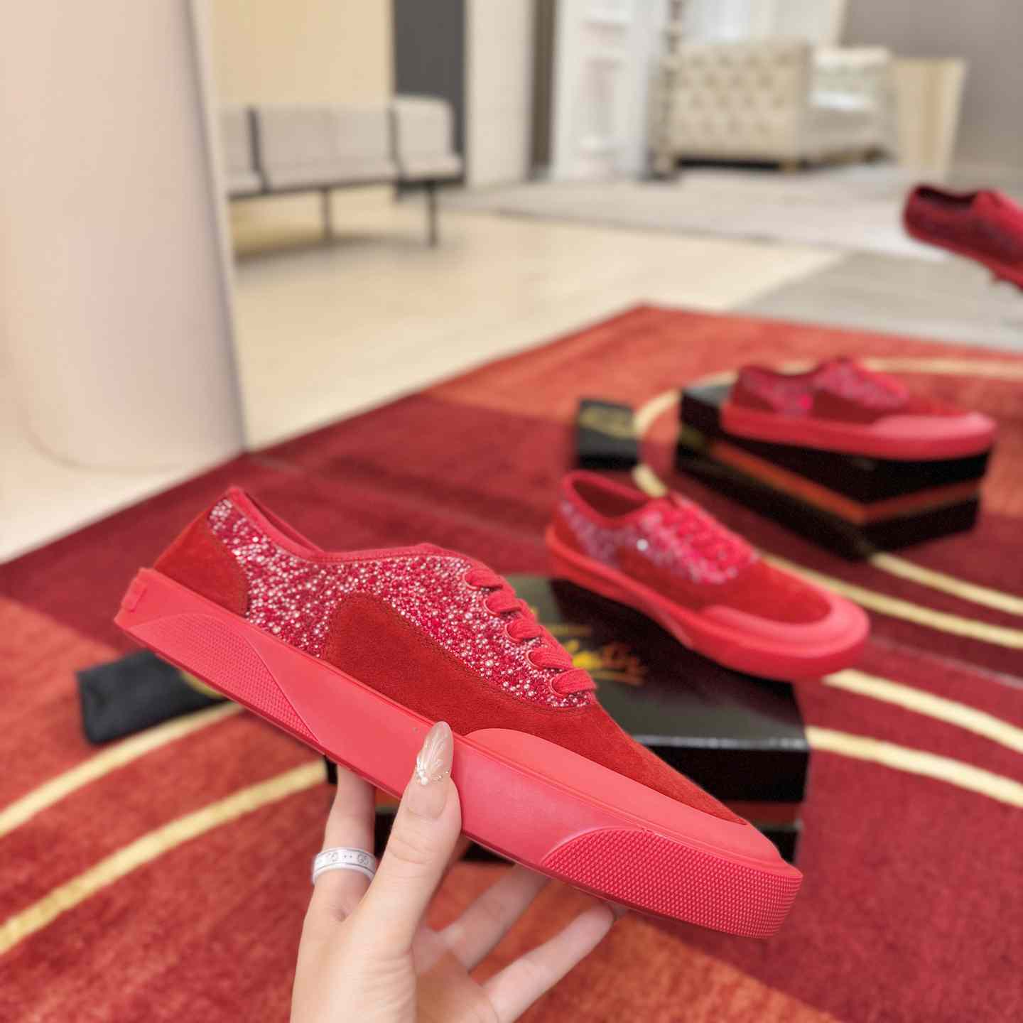 Christian Louboutin Tactical Skate Sneakers - DesignerGu