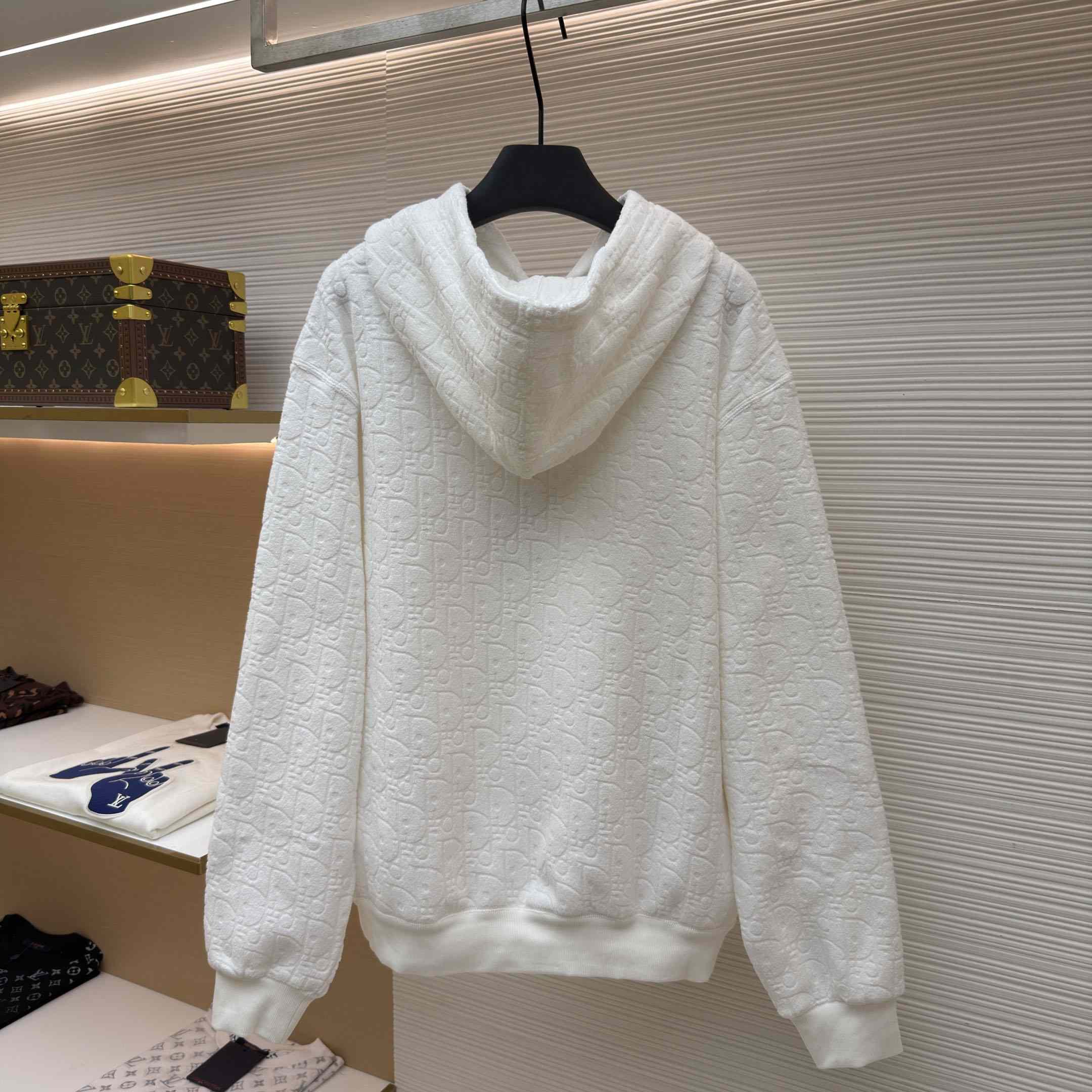 Dior Oblique Relaxed-Fit Hooded Sweatshirt - DesignerGu