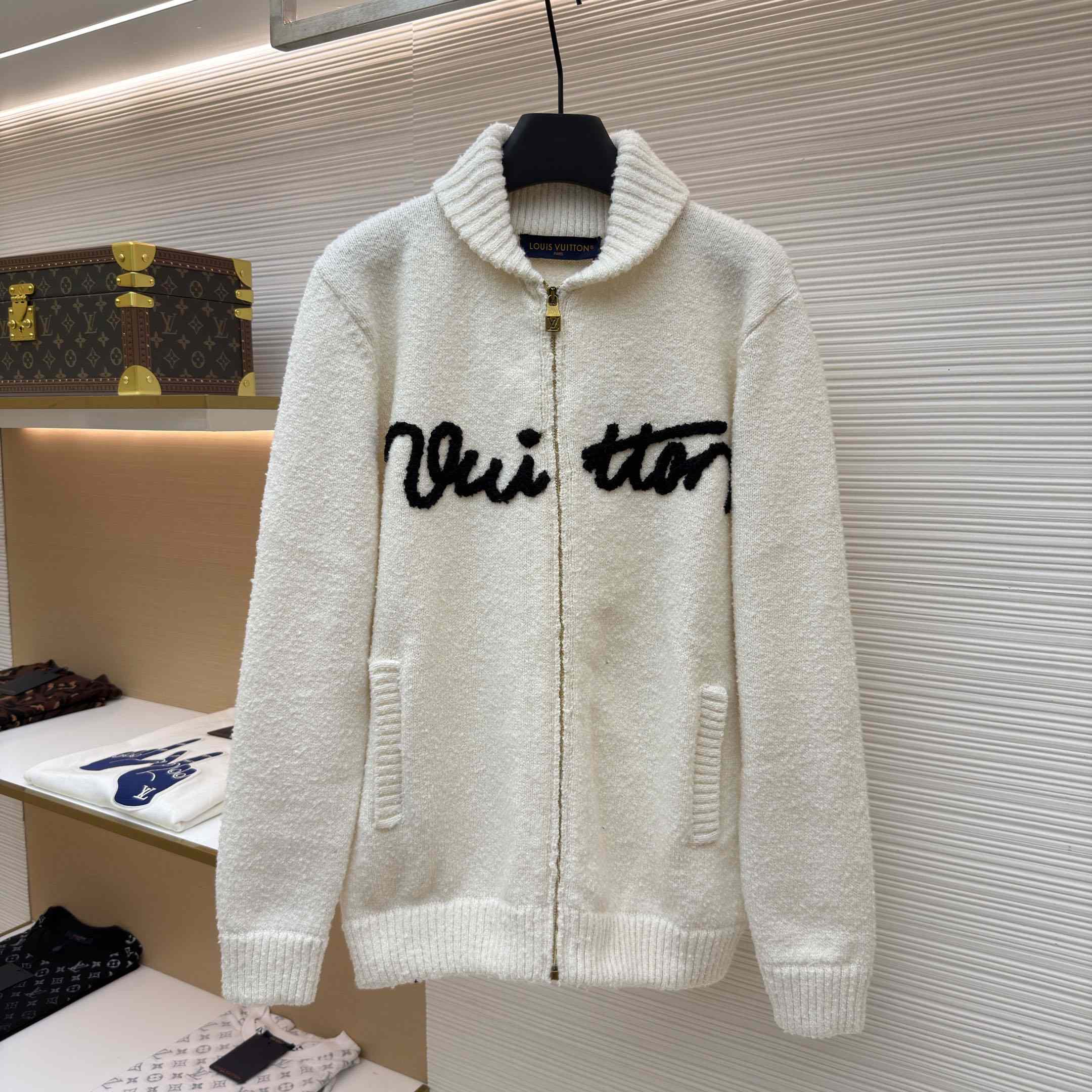 Louis Vuitton Embroidered Signature Zippered Blouson 1AKLWH - DesignerGu