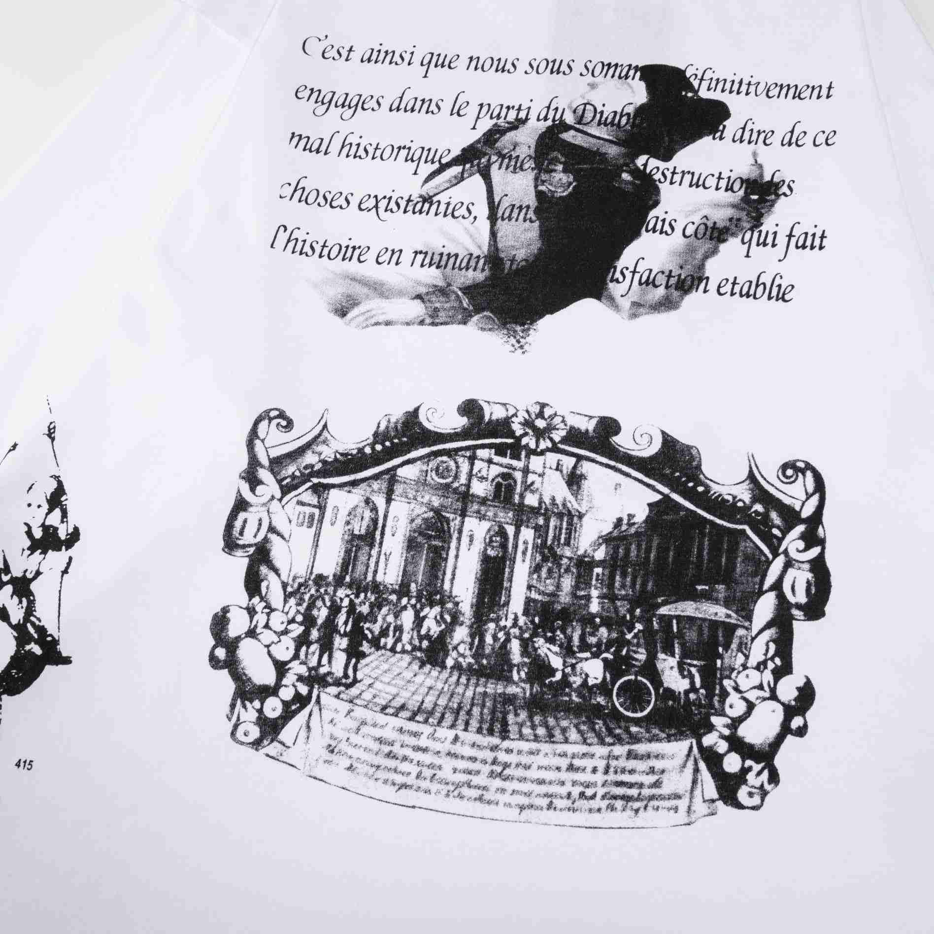 Enfants Riches Déprimés Napoleon Long-Sleeve T-Shirt  - DesignerGu