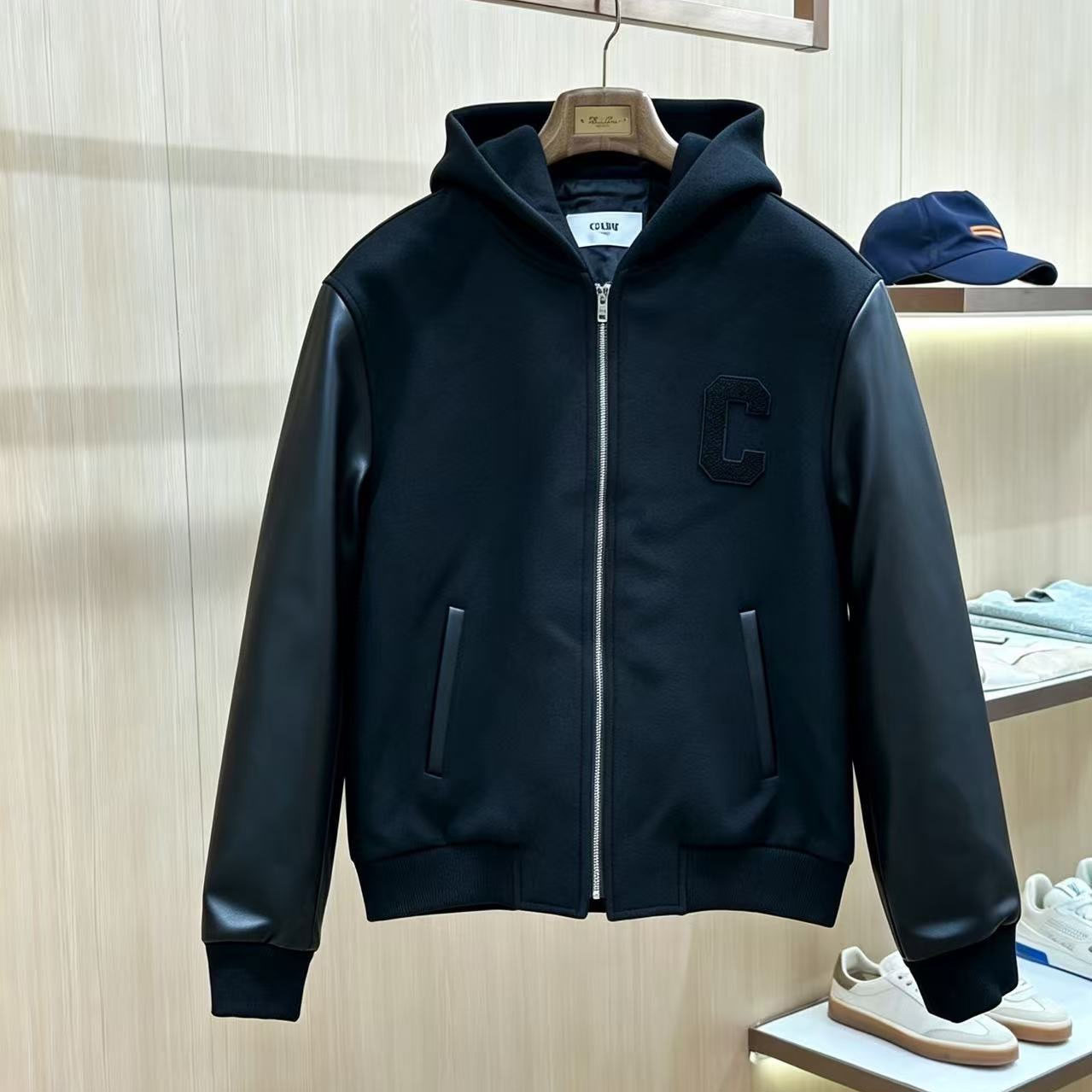 Celine Teddy Jacket In Double-Face Wool - DesignerGu