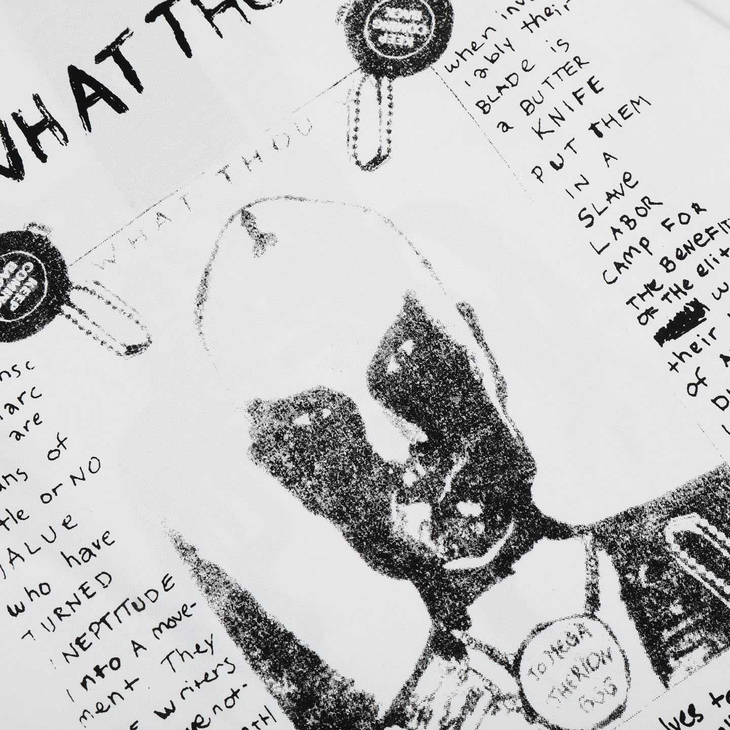 Enfants Riches Déprimés Do What Thou Wilt Long-Sleeve T-Shirt ' White' - DesignerGu