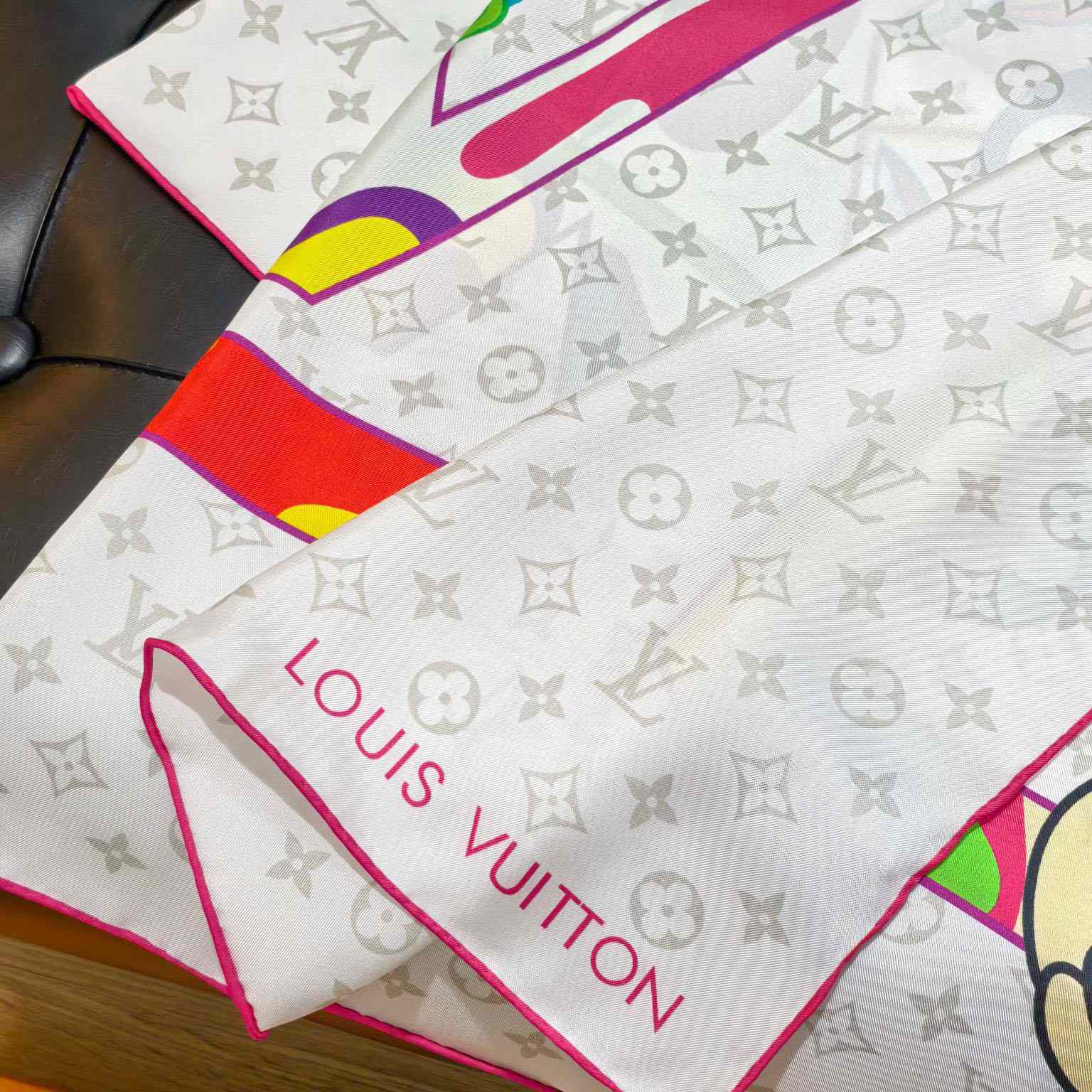 Louis Vuitton LV x TM Monogram Superflat Square 90 M96097 - DesignerGu