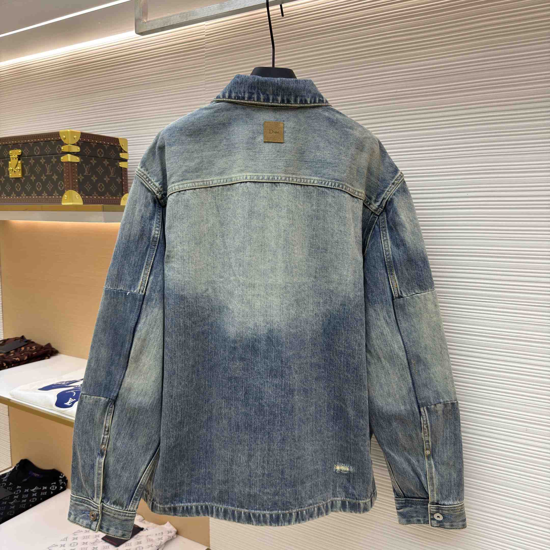 Dior Overshirt With Patchwork Effect - DesignerGu