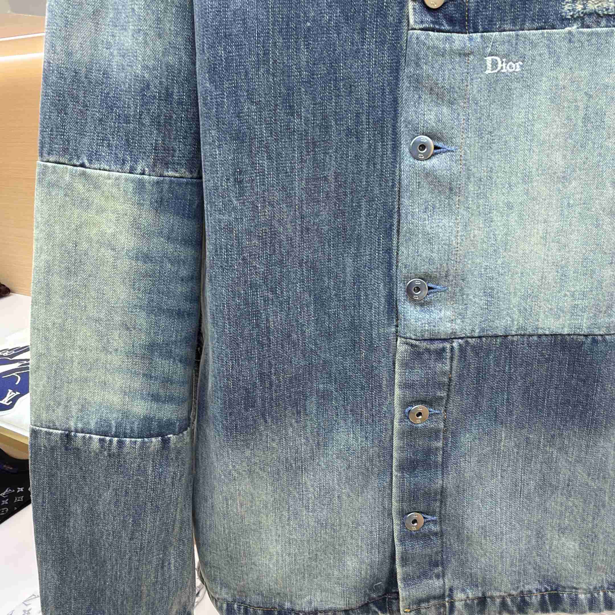 Dior Overshirt With Patchwork Effect - DesignerGu