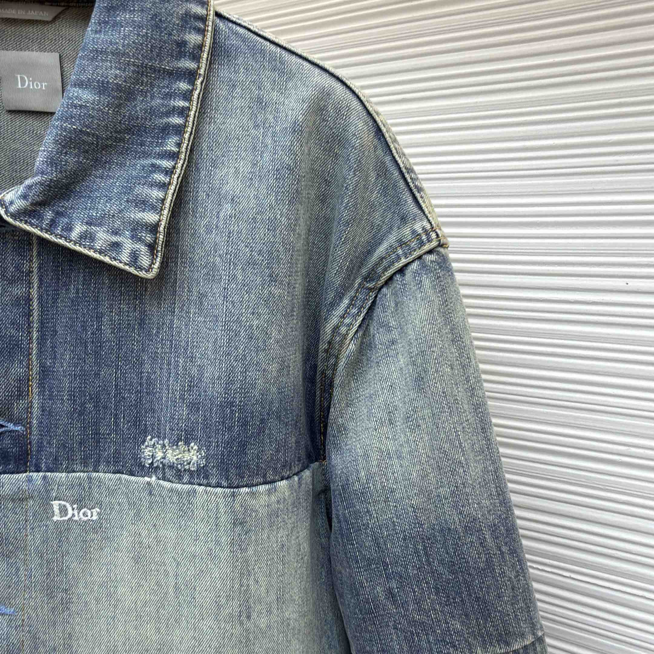 Dior Overshirt With Patchwork Effect - DesignerGu