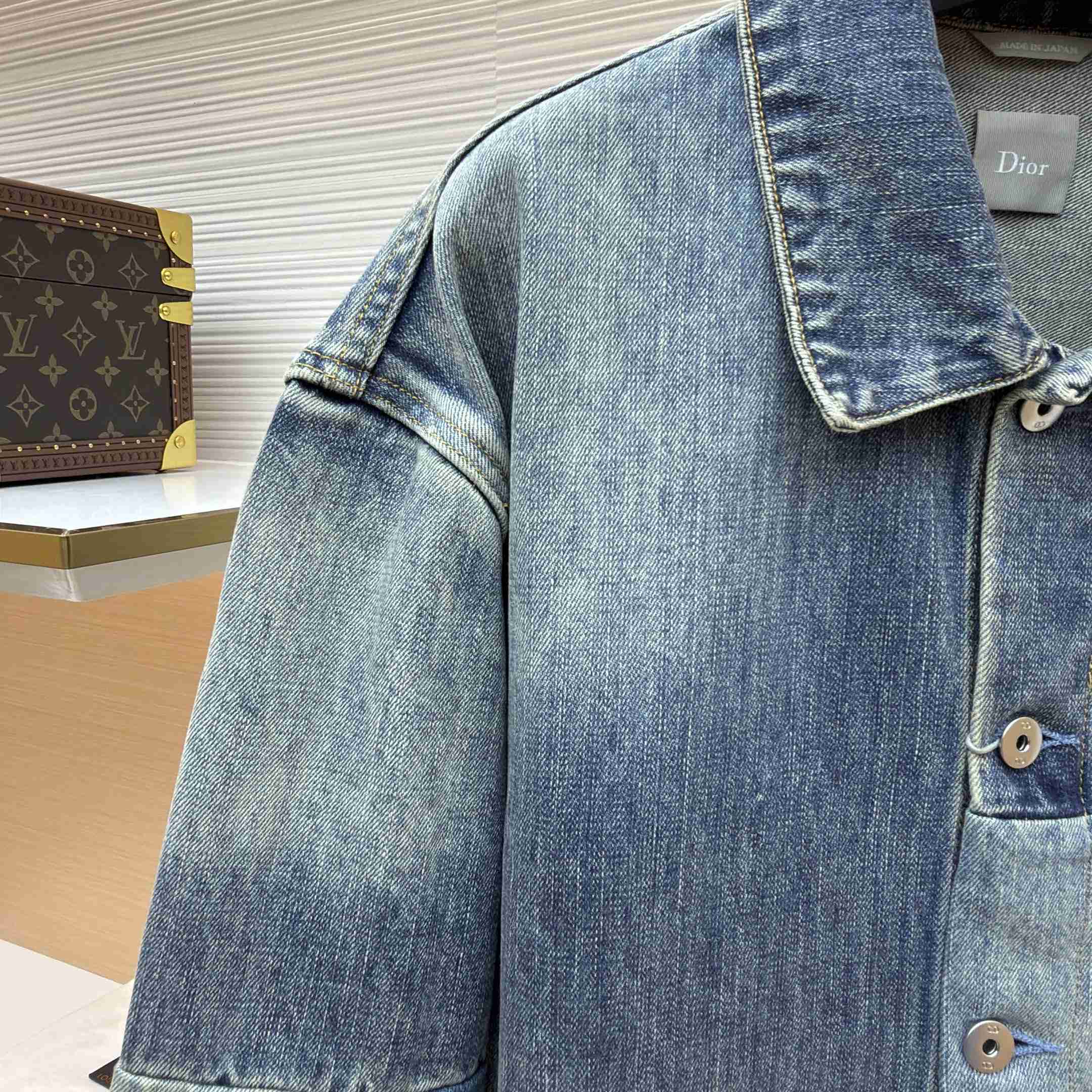 Dior Overshirt With Patchwork Effect - DesignerGu
