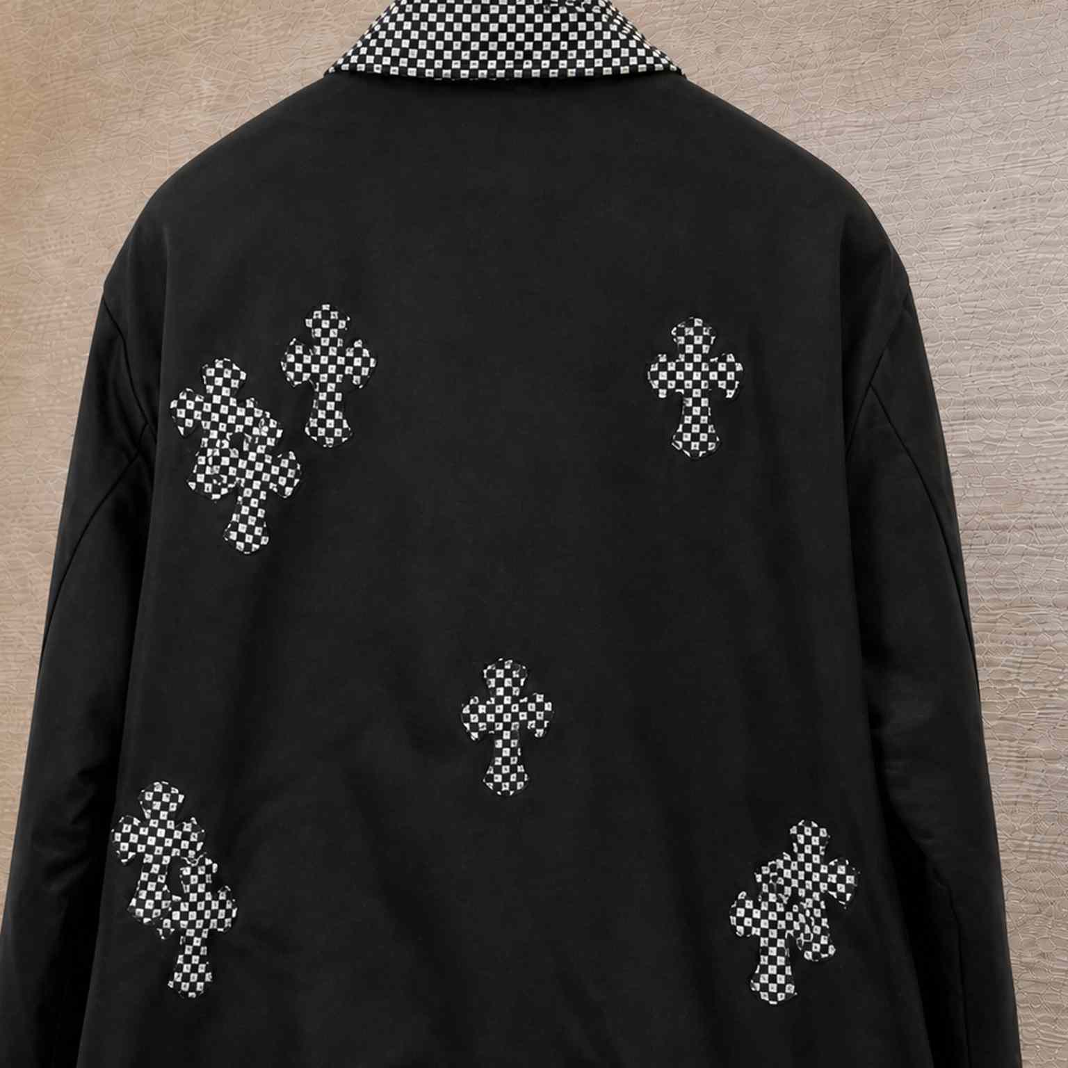Chrome Hearts Checkerboard Cross Patch Jacket - DesignerGu