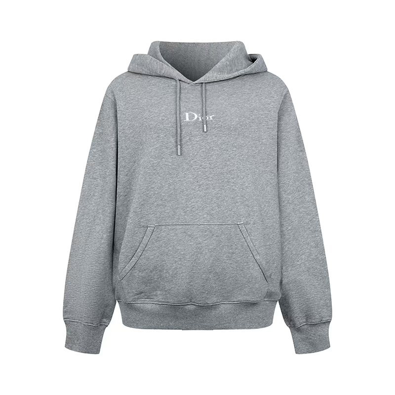 Dior Hooded Sweatshirt with Dior Embroidery, Relaxed Fit - DesignerGu