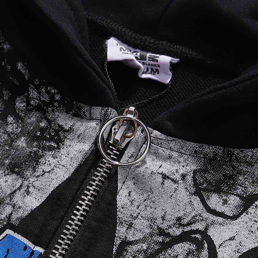 Vale Forever Casper Zip Up Hoodie 'Black' - DesignerGu
