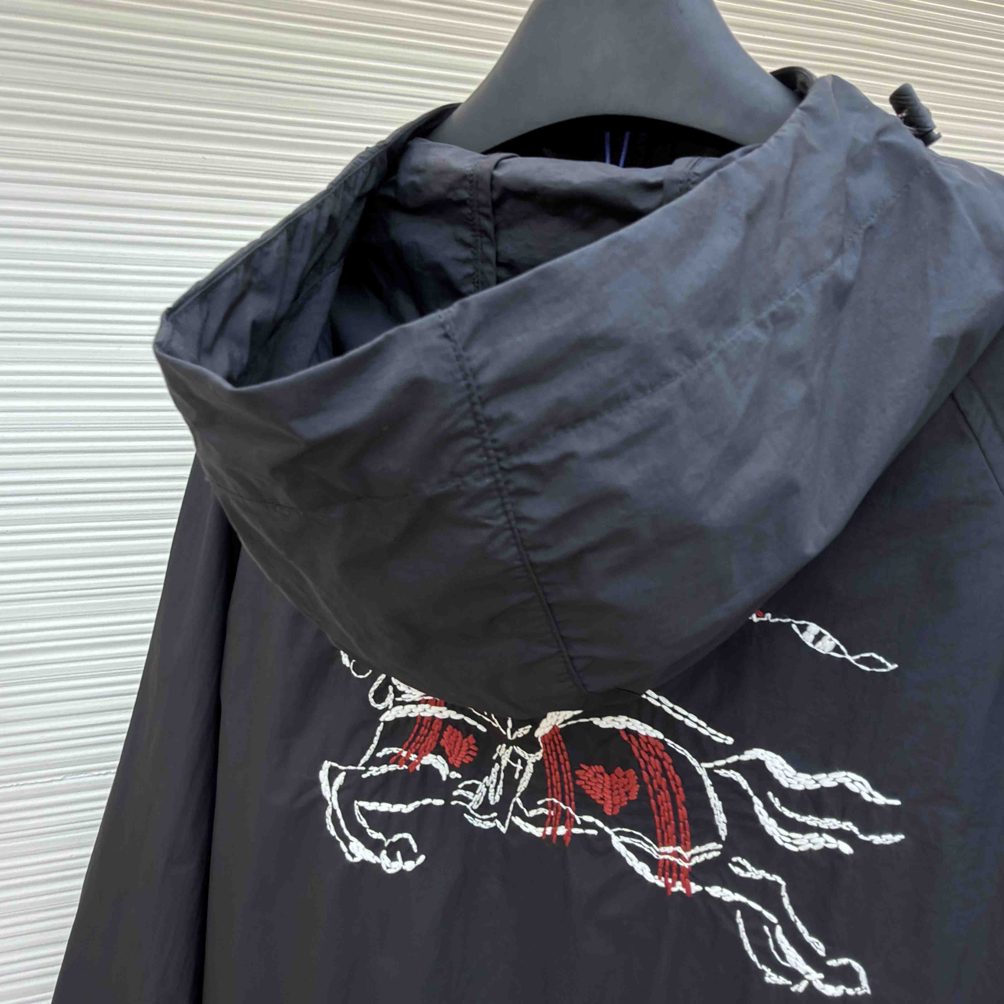 Burberry Heart Knight Nylon Clapton Hooded Jacket - DesignerGu