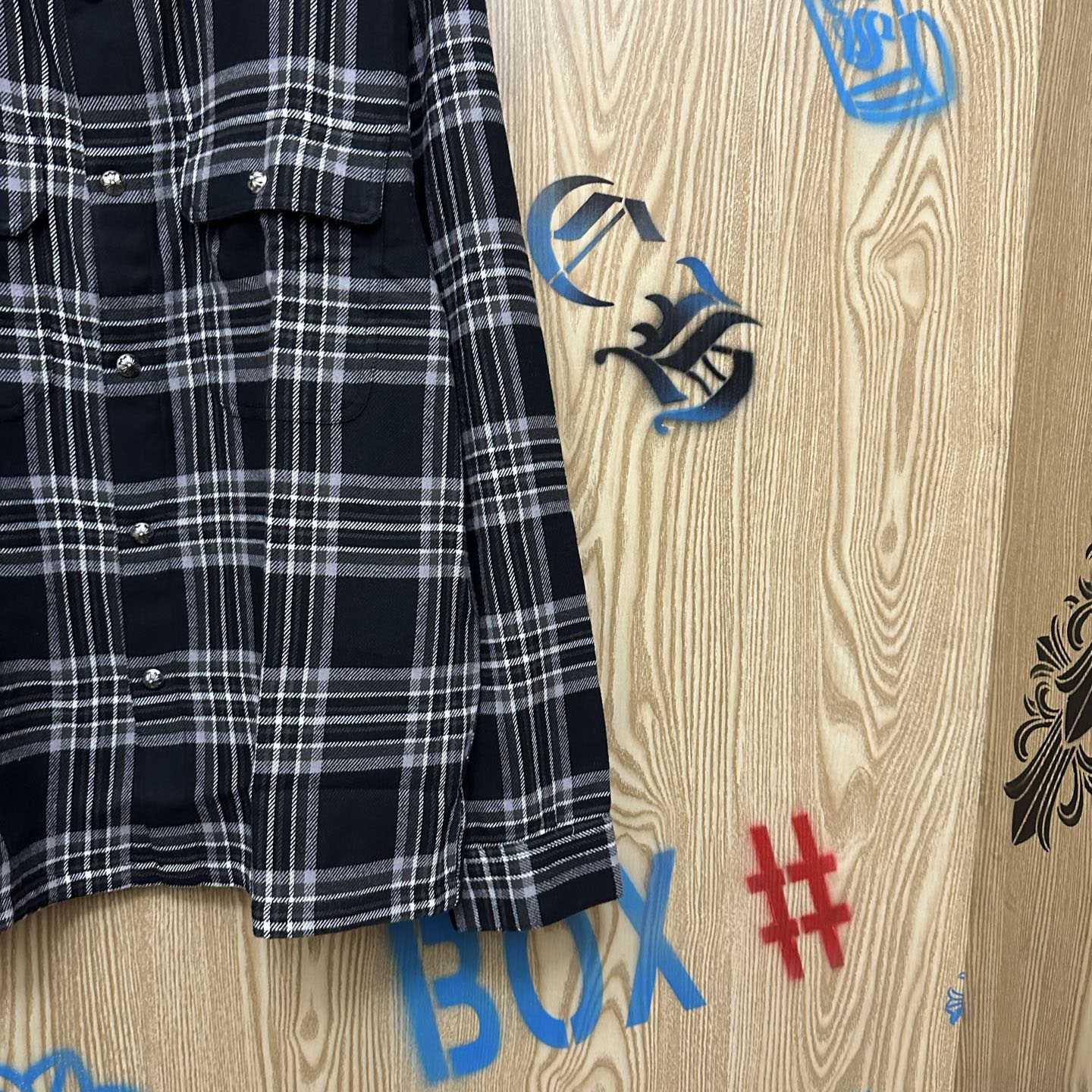 Chrome Hearts Flannel Work Dog Shirt - DesignerGu