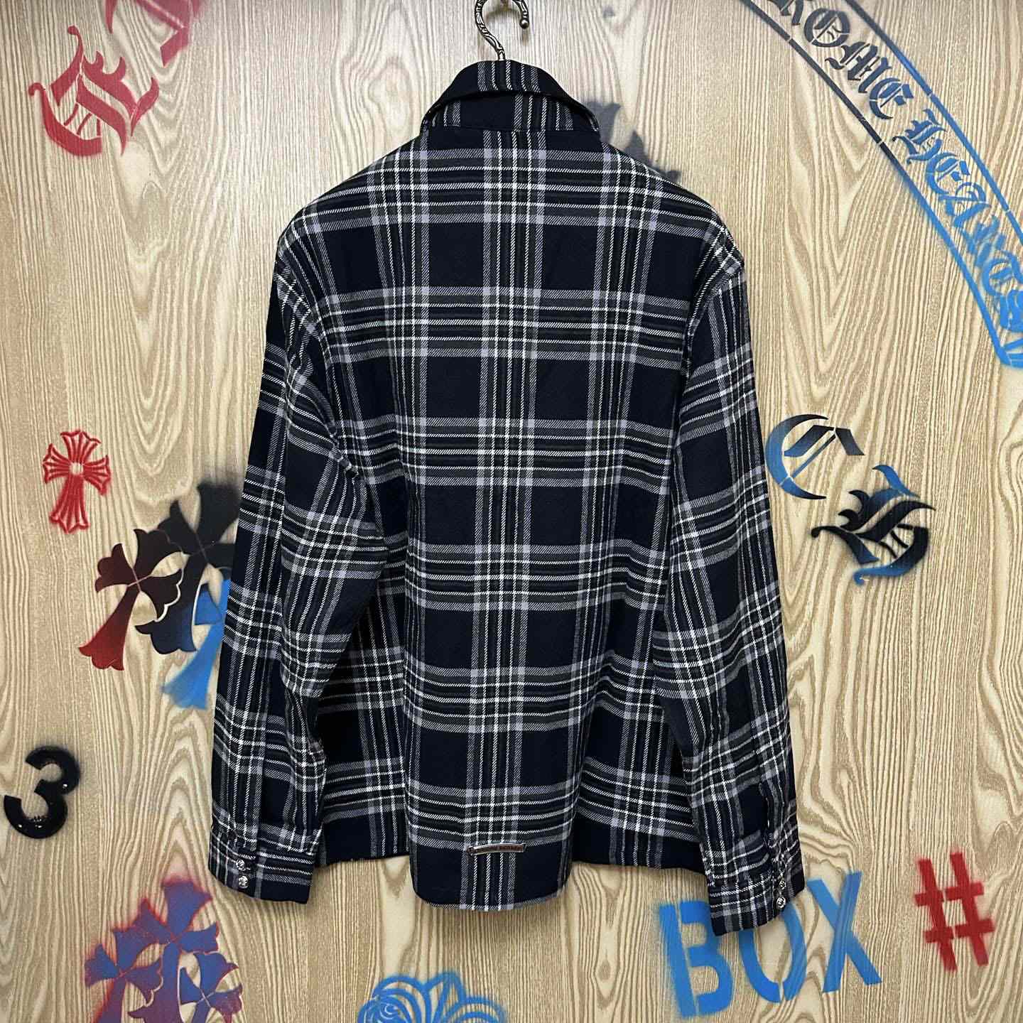 Chrome Hearts Flannel Work Dog Shirt - DesignerGu