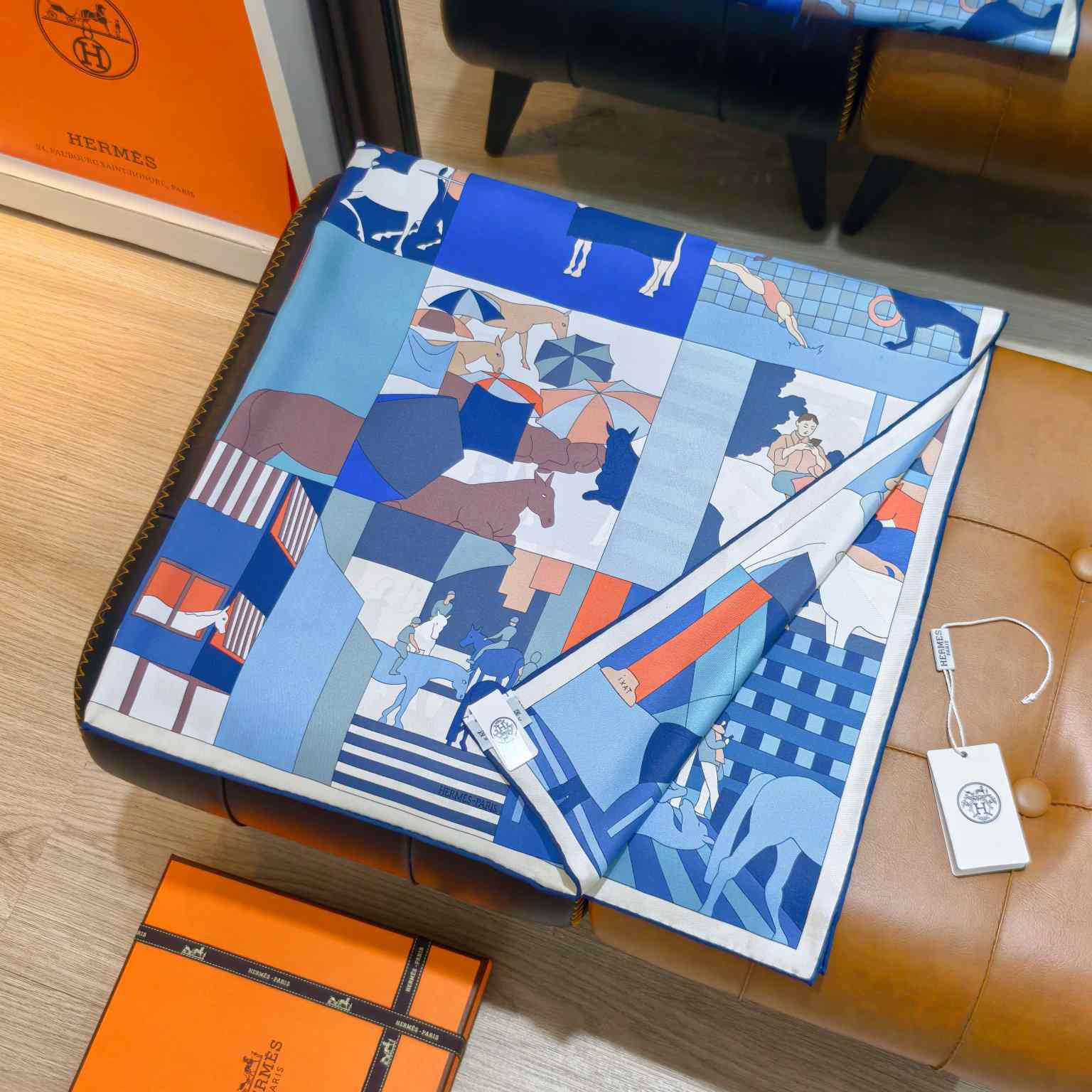 Hermes Mon Cheval Et Moi Scarf 90 - DesignerGu