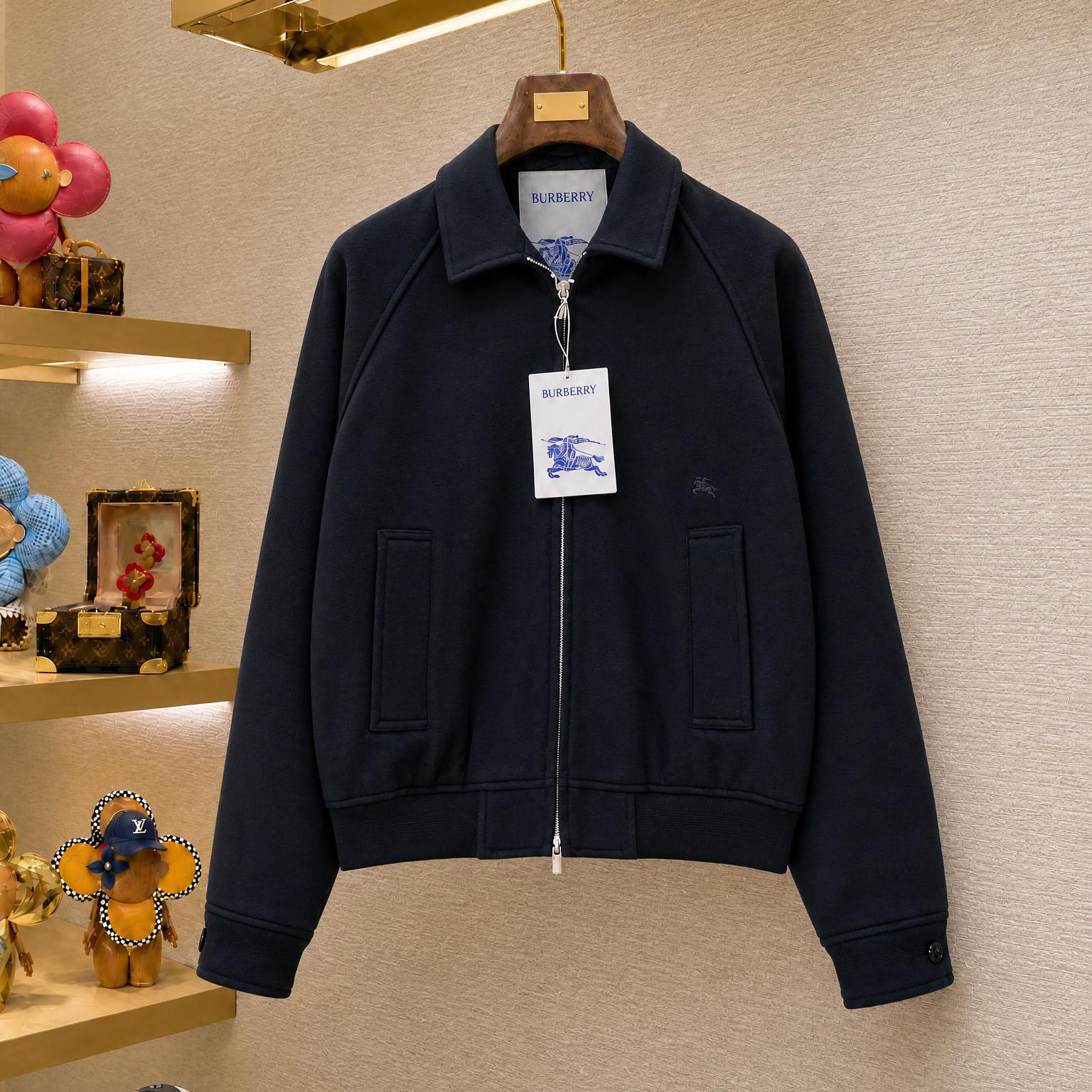 Burberry Cashmere Harrington Jacket - DesignerGu